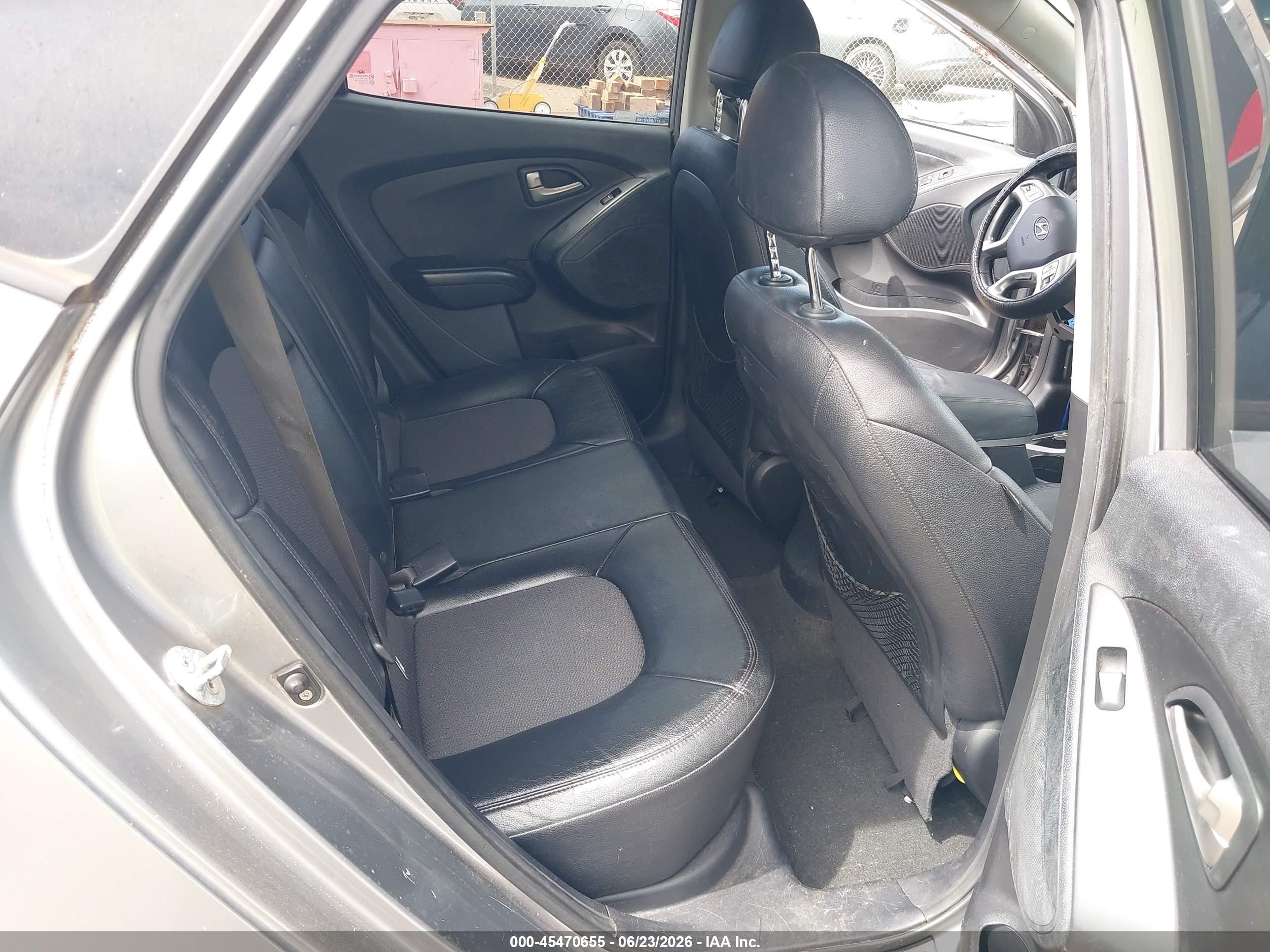 2012 Hyundai Tucson Gls Gray vin: KM8JU3AC1CU455113