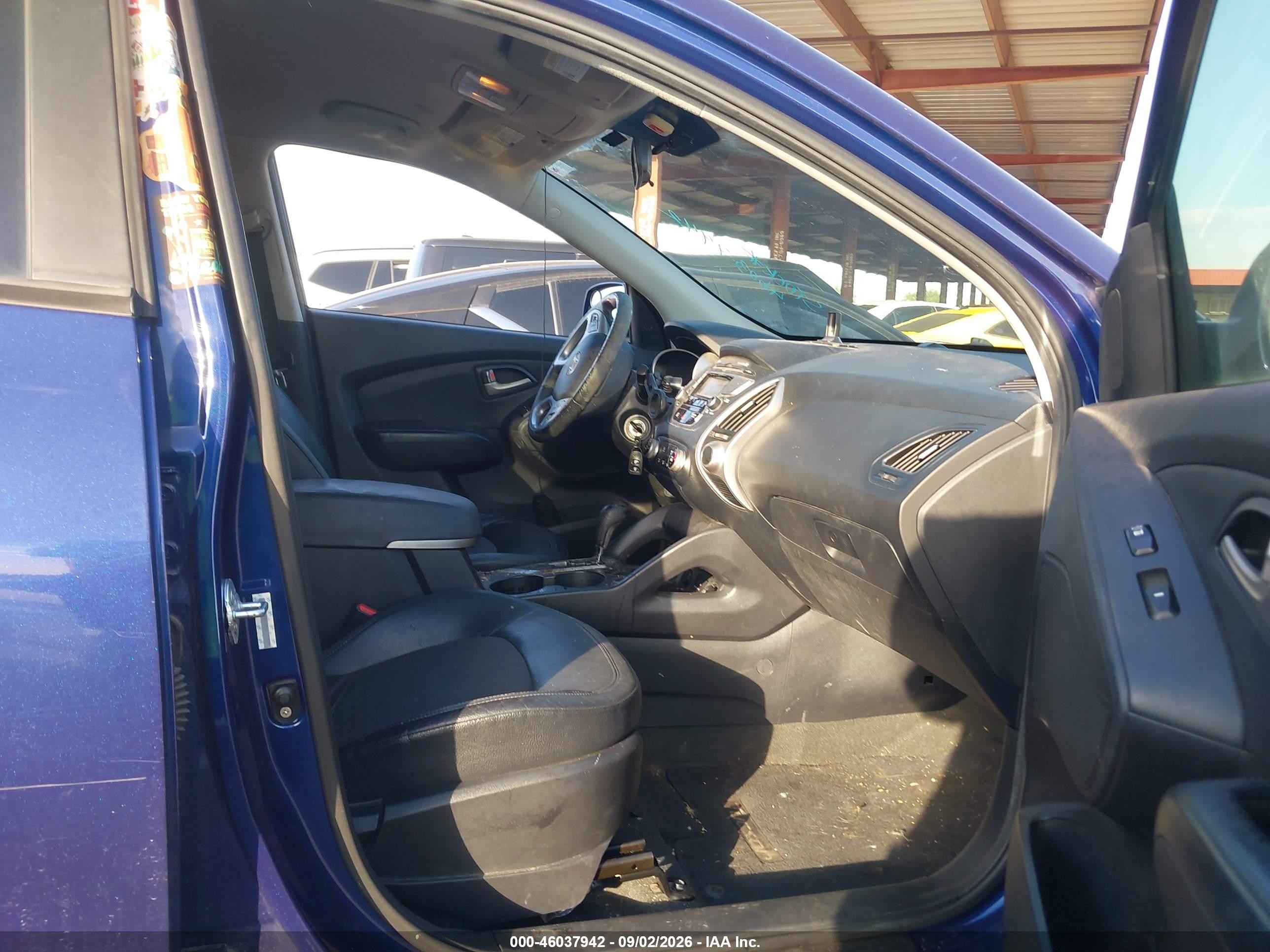 2012 Hyundai Tucson Gls Blue vin: KM8JU3AC1CU459338