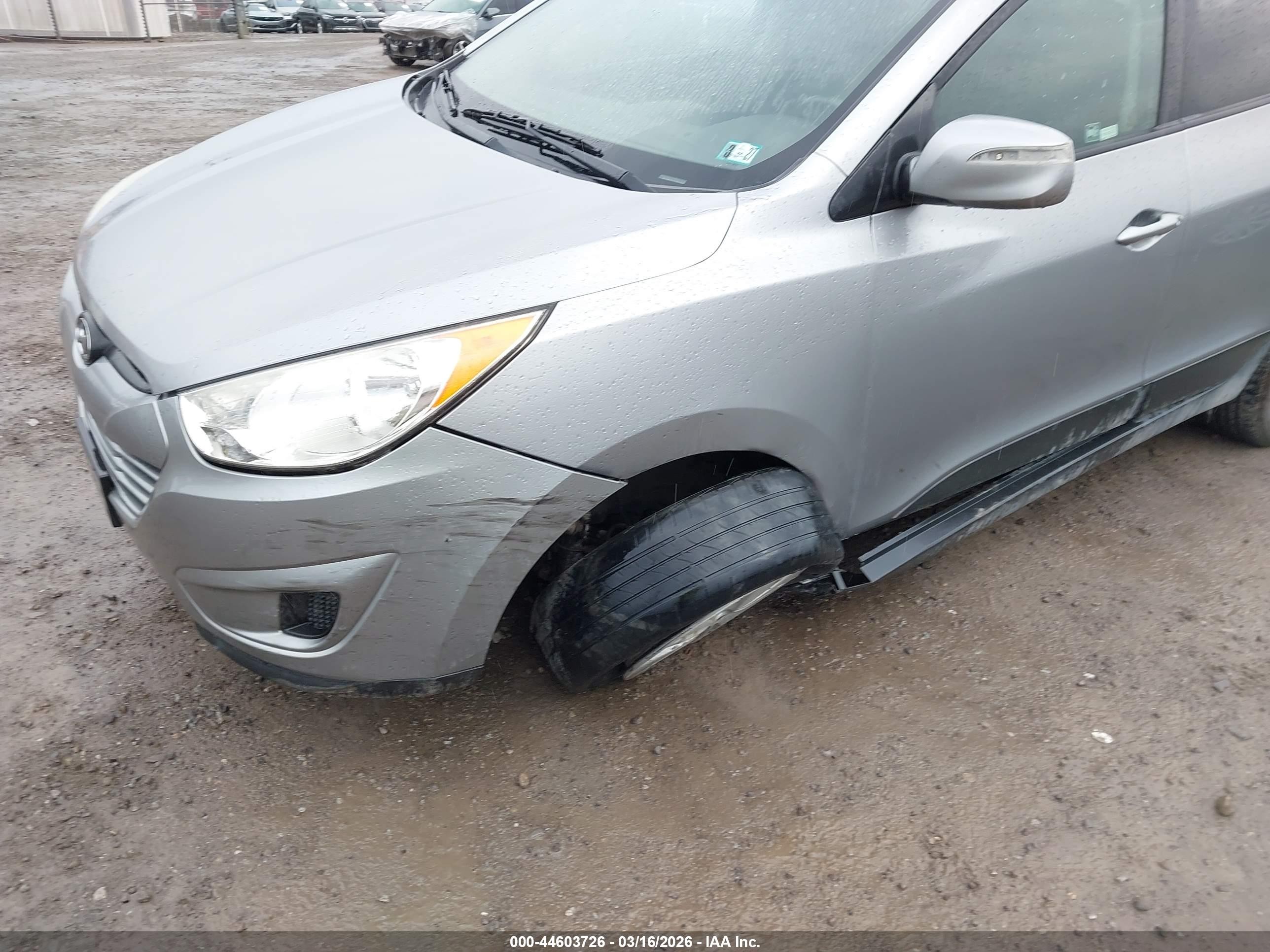2012 Hyundai Tucson Gls Silver vin: KM8JU3AC1CU473210