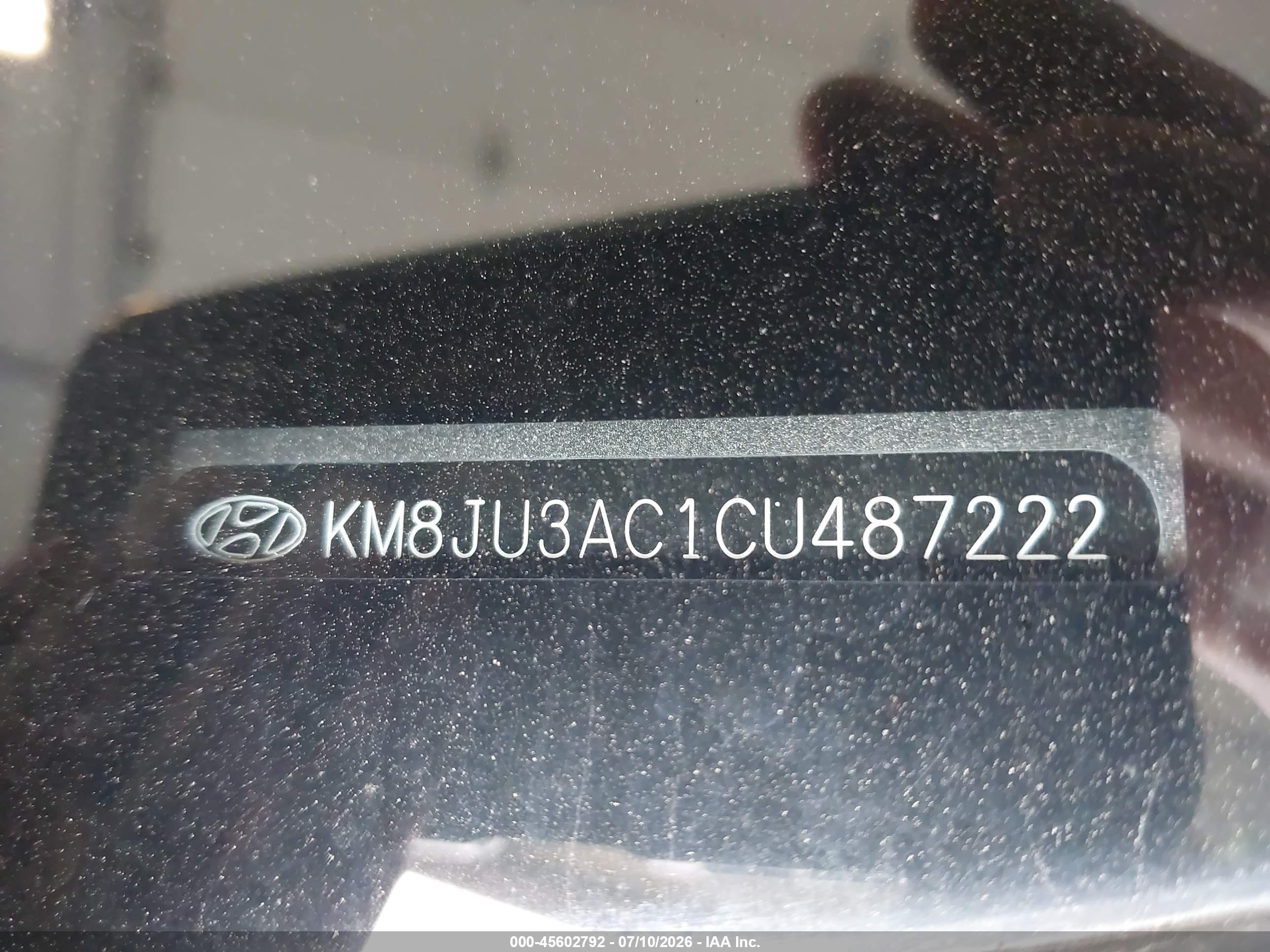 2012 Hyundai Tucson Gls Tan vin: KM8JU3AC1CU487222