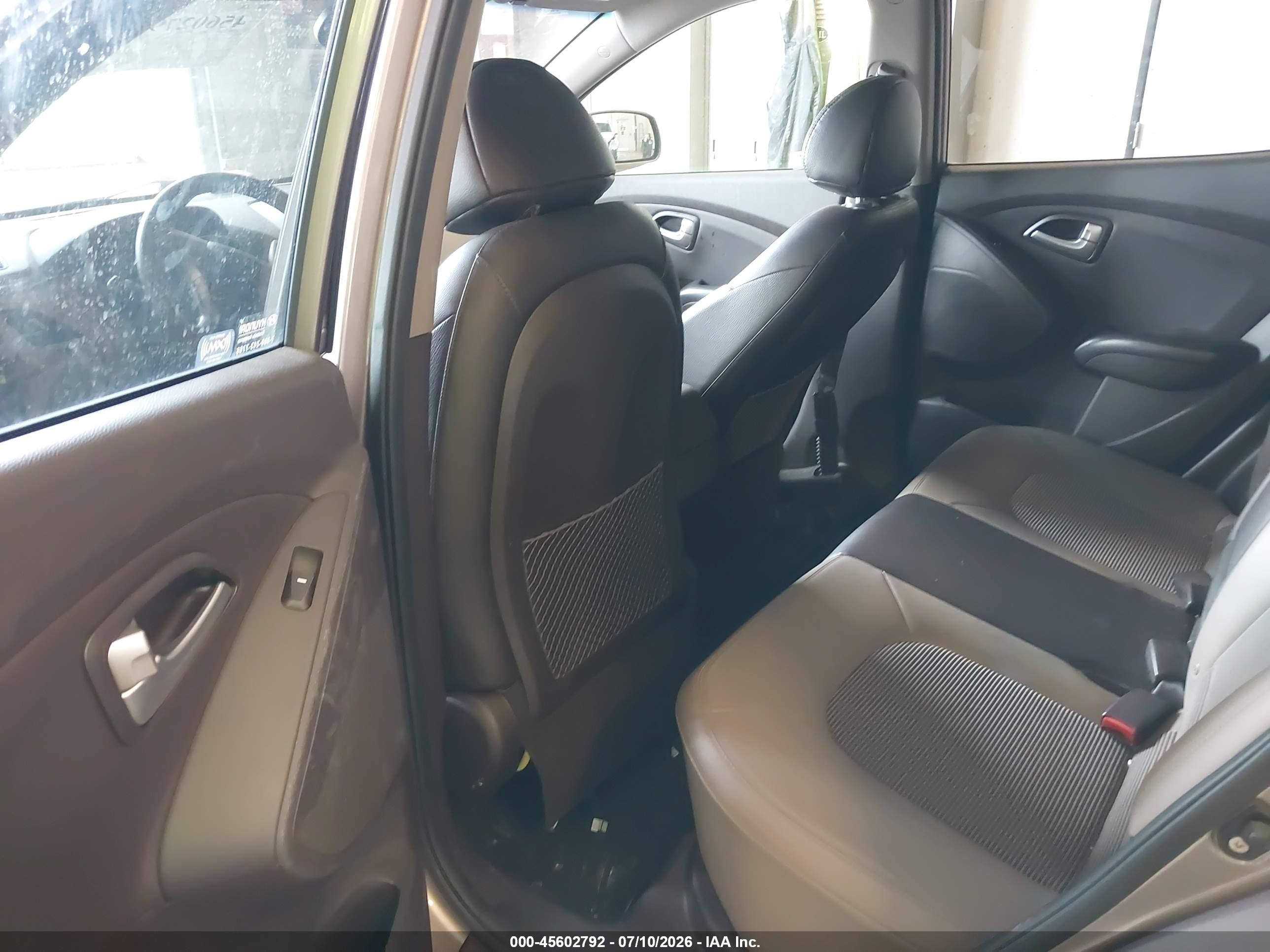 2012 Hyundai Tucson Gls Tan vin: KM8JU3AC1CU487222