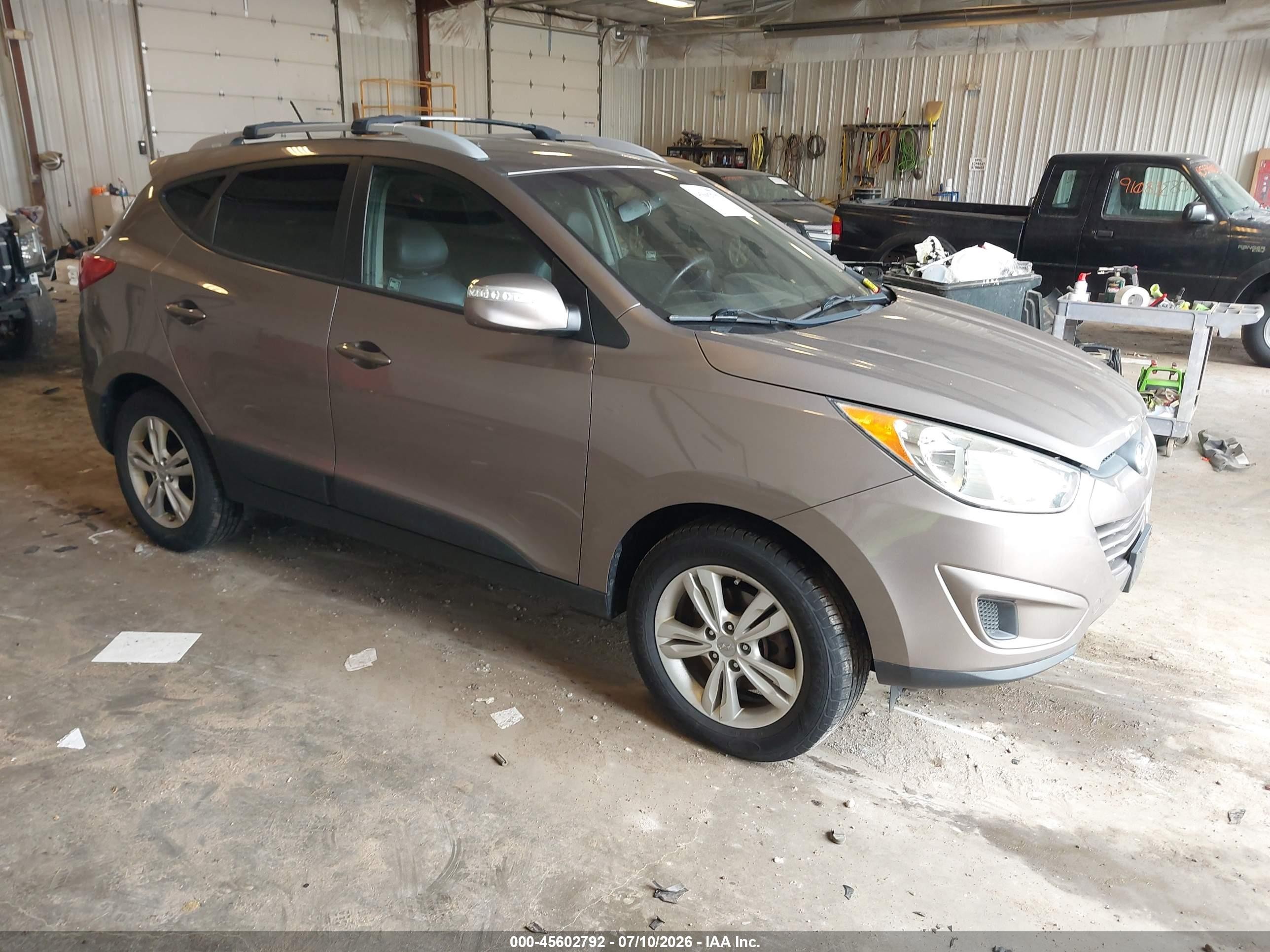 2012 Hyundai Tucson Gls Tan vin: KM8JU3AC1CU487222