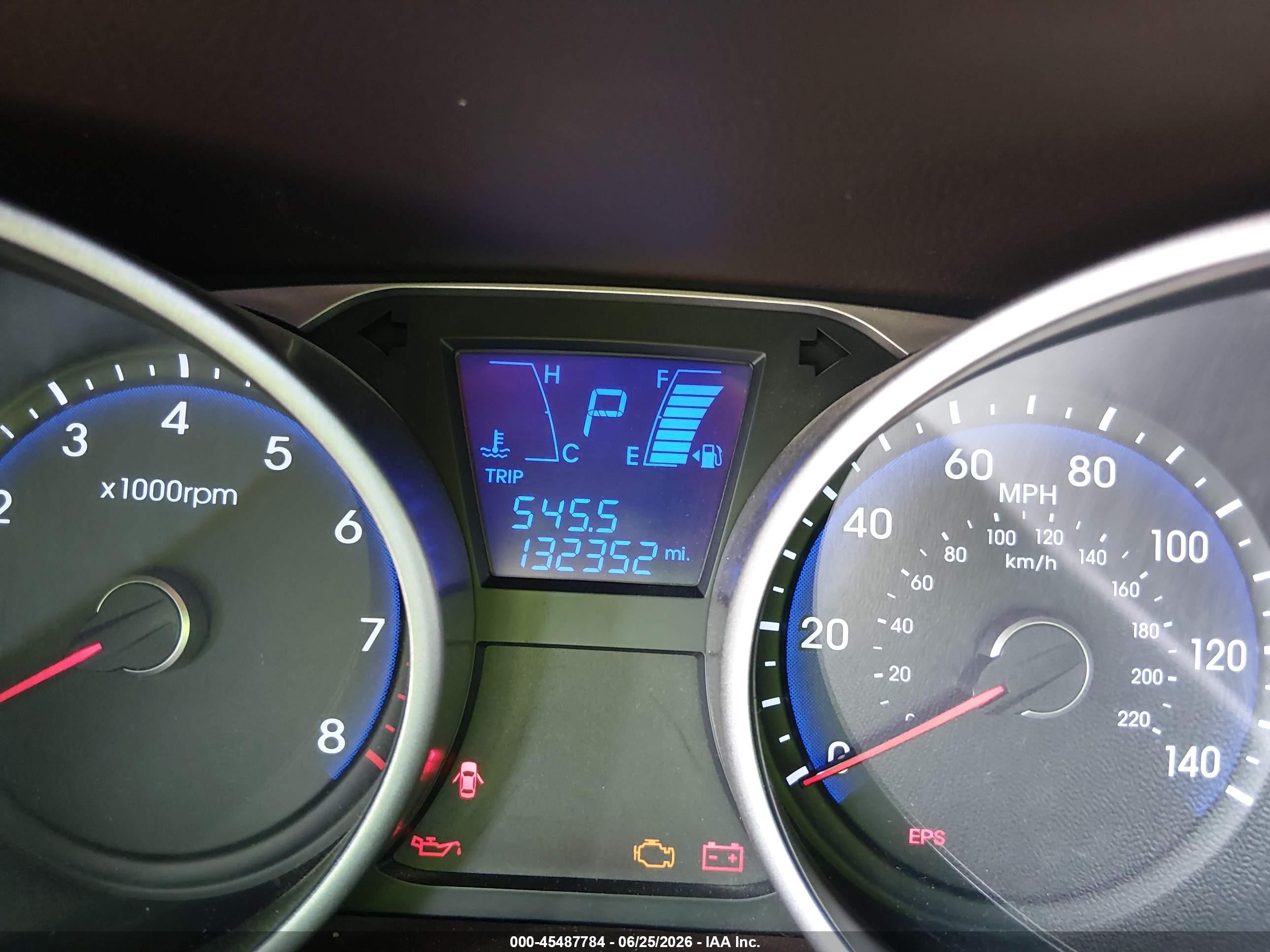 2012 Hyundai Tucson Gls Blue vin: KM8JU3AC1CU511907