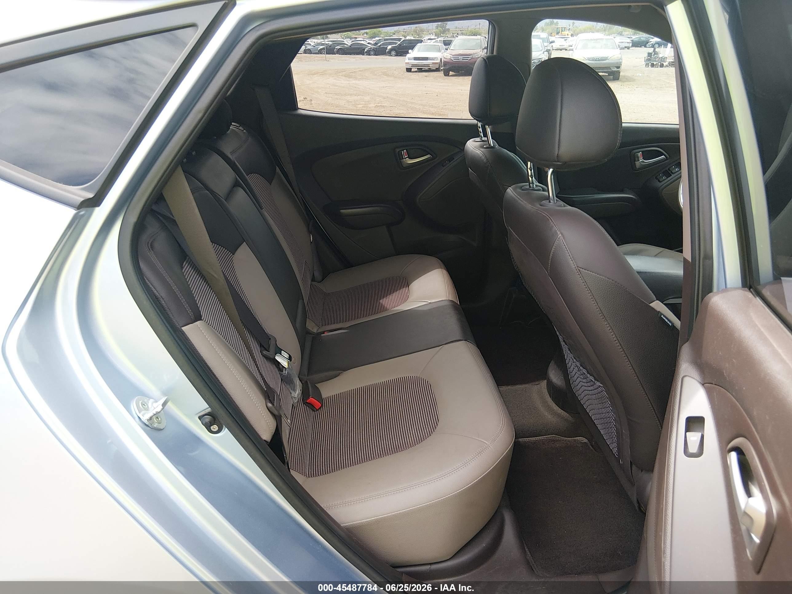 2012 Hyundai Tucson Gls Blue vin: KM8JU3AC1CU511907