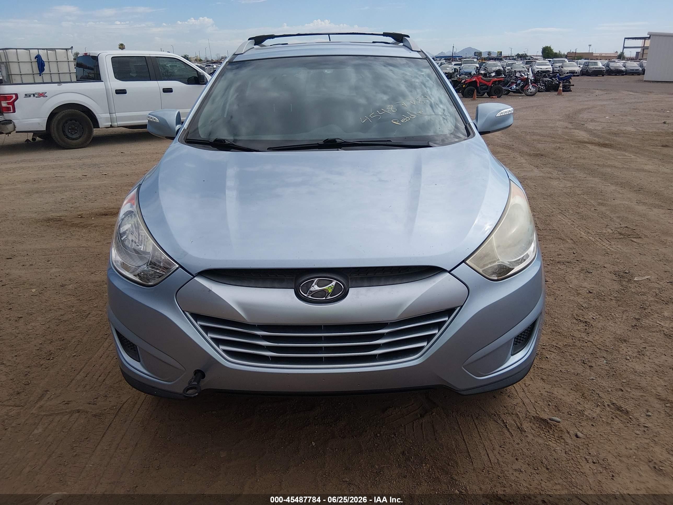 2012 Hyundai Tucson Gls Blue vin: KM8JU3AC1CU511907