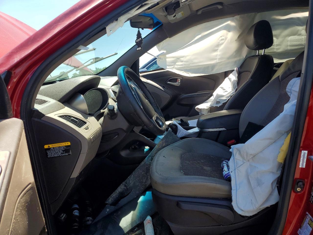 2012 Hyundai Tucson Gls Red vin: KM8JU3AC1CU513091