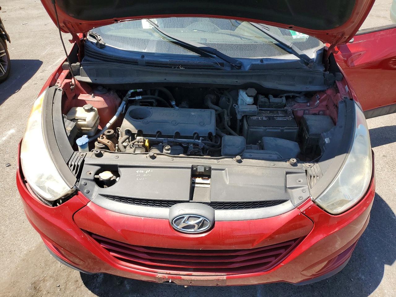 2012 Hyundai Tucson Gls Red vin: KM8JU3AC1CU513091