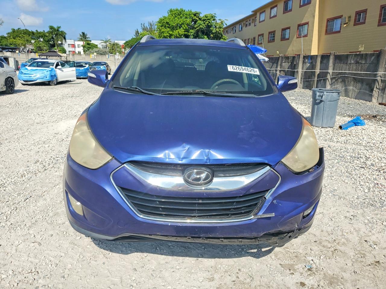 2013 Hyundai Tucson Limited Blue vin: KM8JU3AC1DU548991