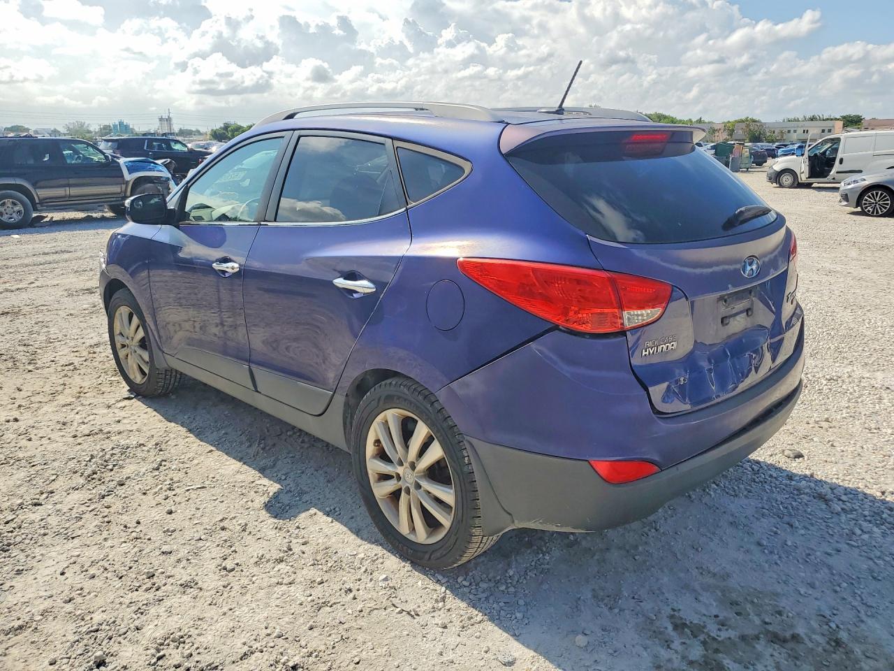2013 Hyundai Tucson Limited Blue vin: KM8JU3AC1DU548991