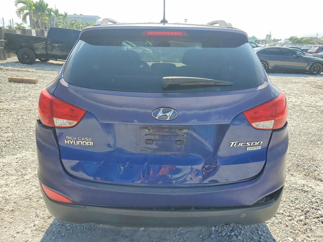 2013 Hyundai Tucson Limited Blue vin: KM8JU3AC1DU548991