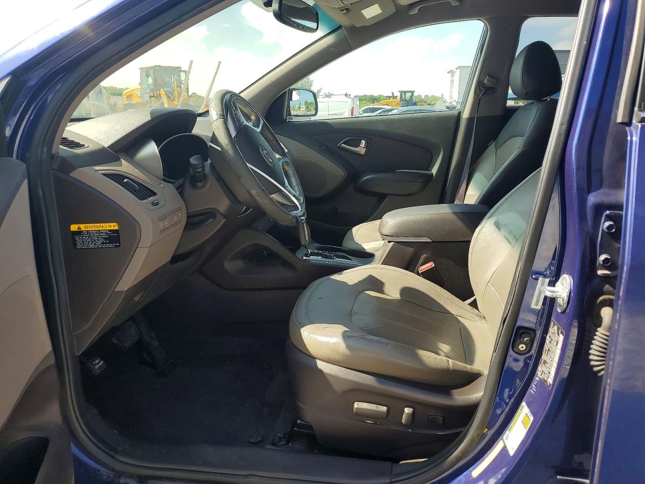 2013 Hyundai Tucson Limited Blue vin: KM8JU3AC1DU548991
