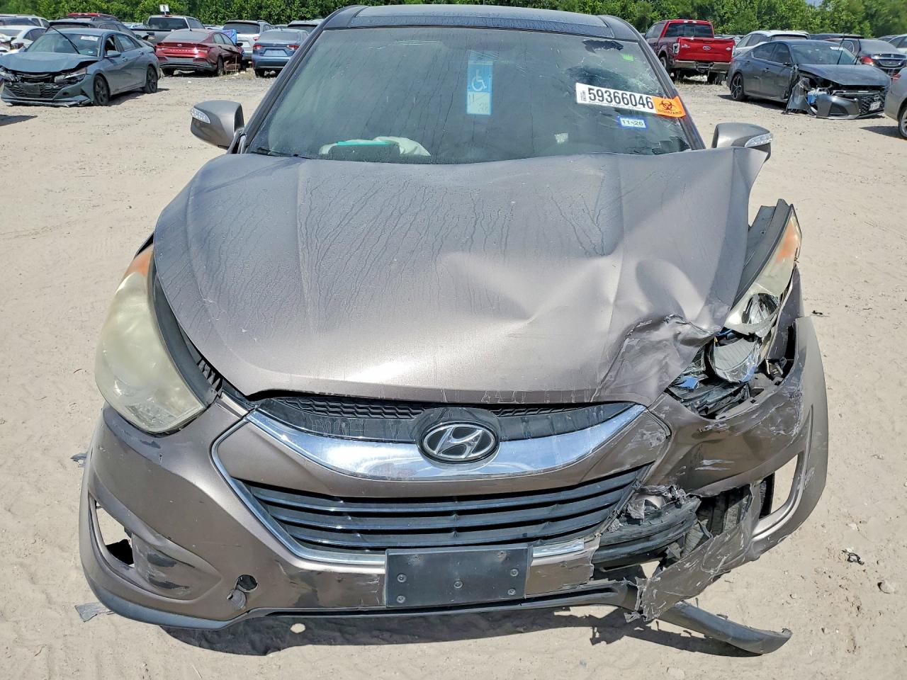 2013 Hyundai Tucson Limited Gray vin: KM8JU3AC1DU556671