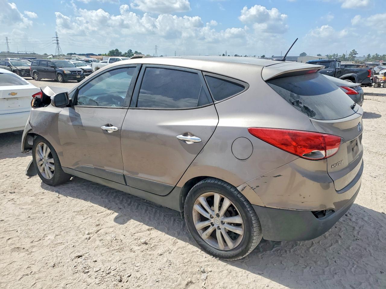 2013 Hyundai Tucson Limited Gray vin: KM8JU3AC1DU556671