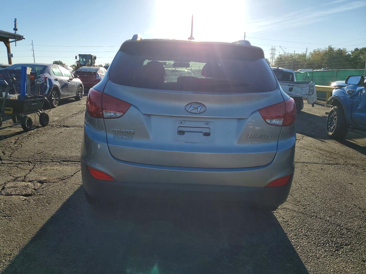 2013 Hyundai Tucson Gls Gray vin: KM8JU3AC1DU560641