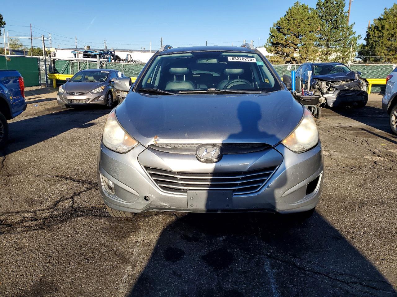 2013 Hyundai Tucson Gls Gray vin: KM8JU3AC1DU560641