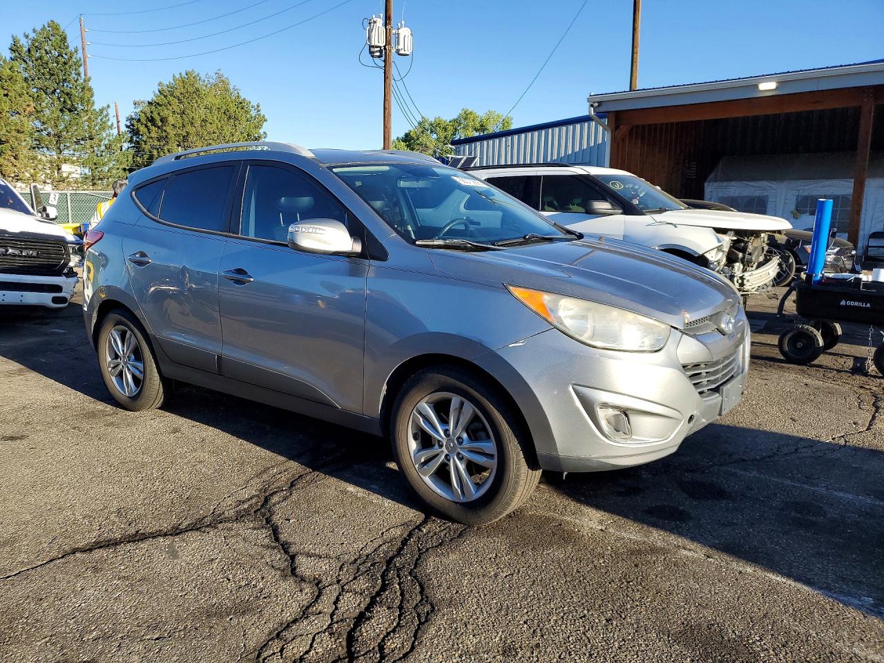 2013 Hyundai Tucson Gls Gray vin: KM8JU3AC1DU560641
