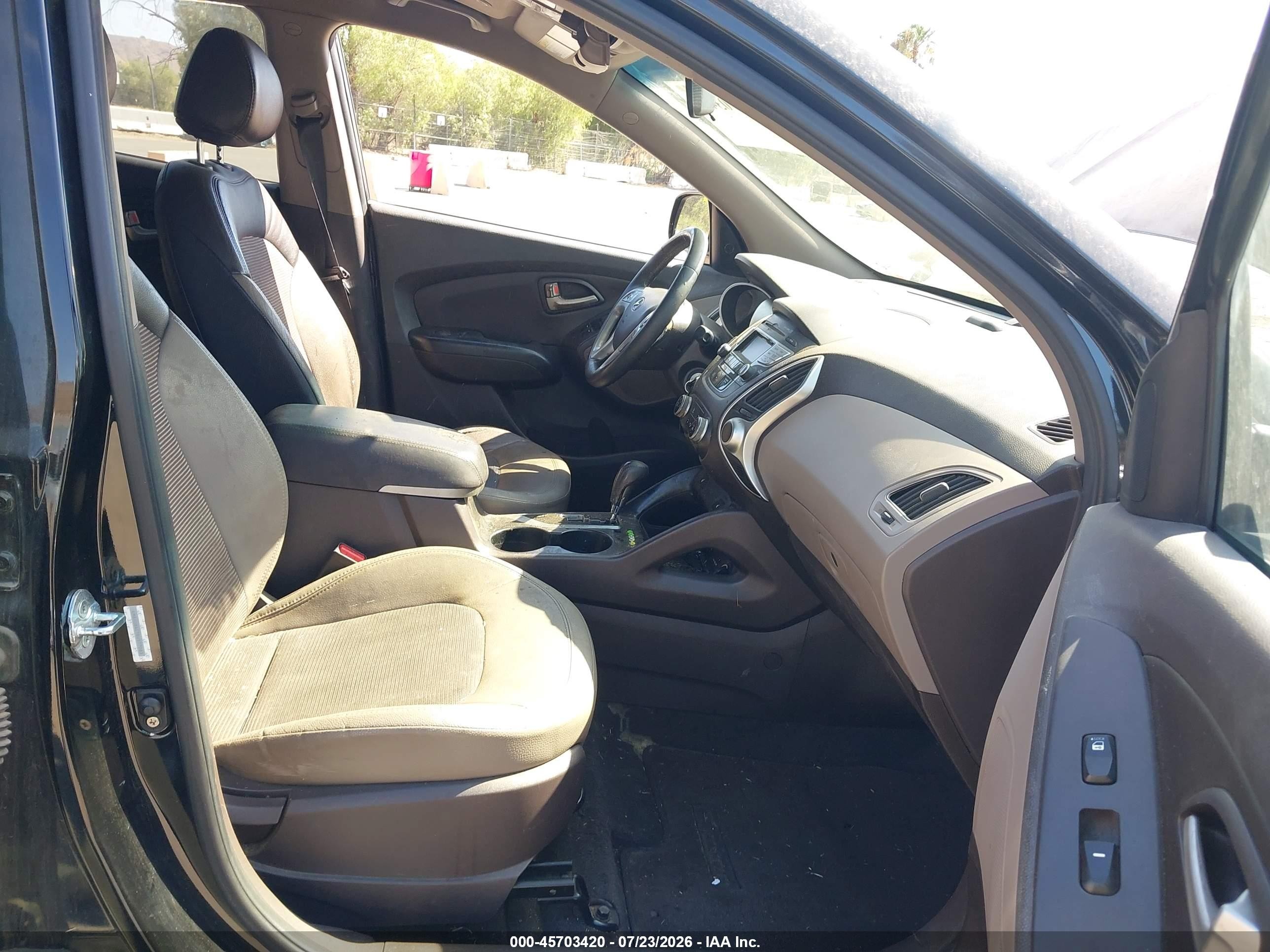 2013 Hyundai Tucson Gls Black vin: KM8JU3AC1DU577083