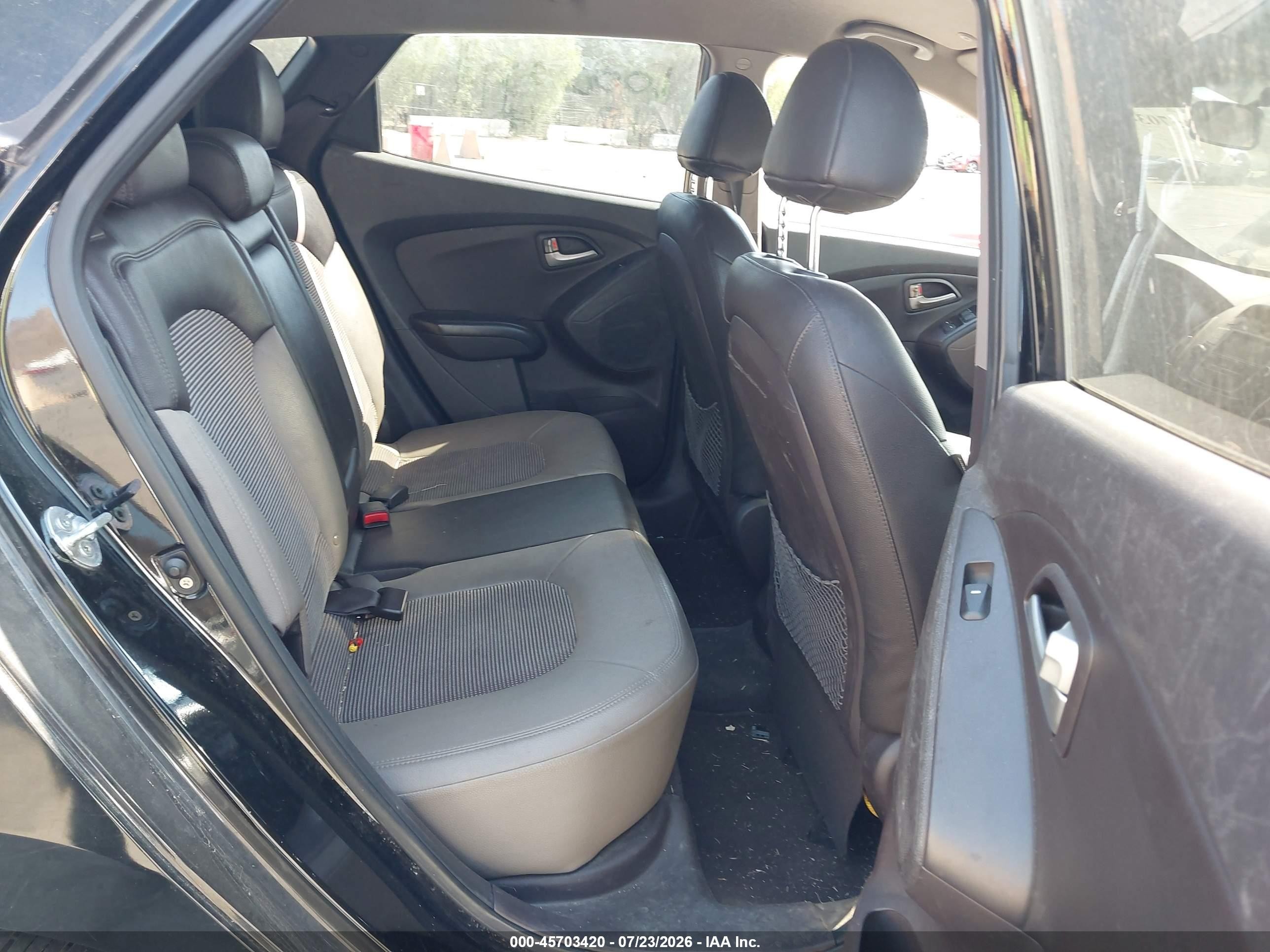 2013 Hyundai Tucson Gls Black vin: KM8JU3AC1DU577083