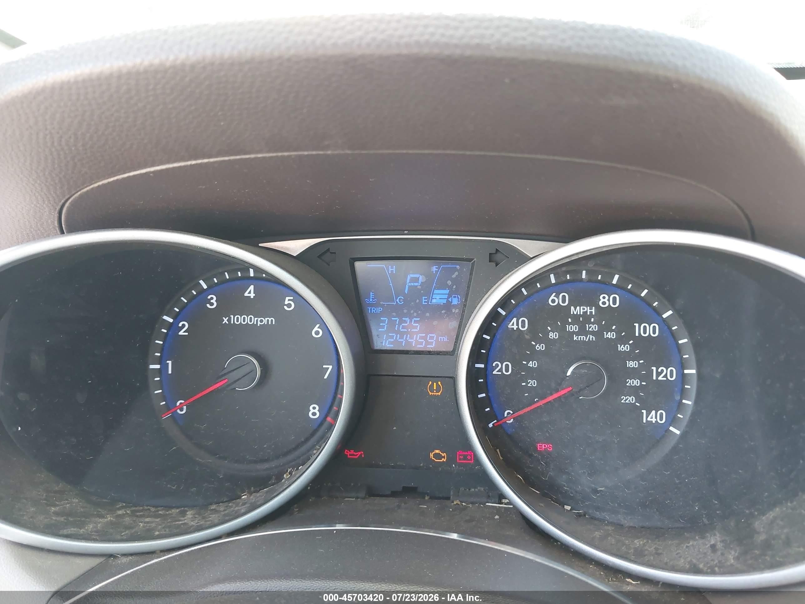 2013 Hyundai Tucson Gls Black vin: KM8JU3AC1DU577083