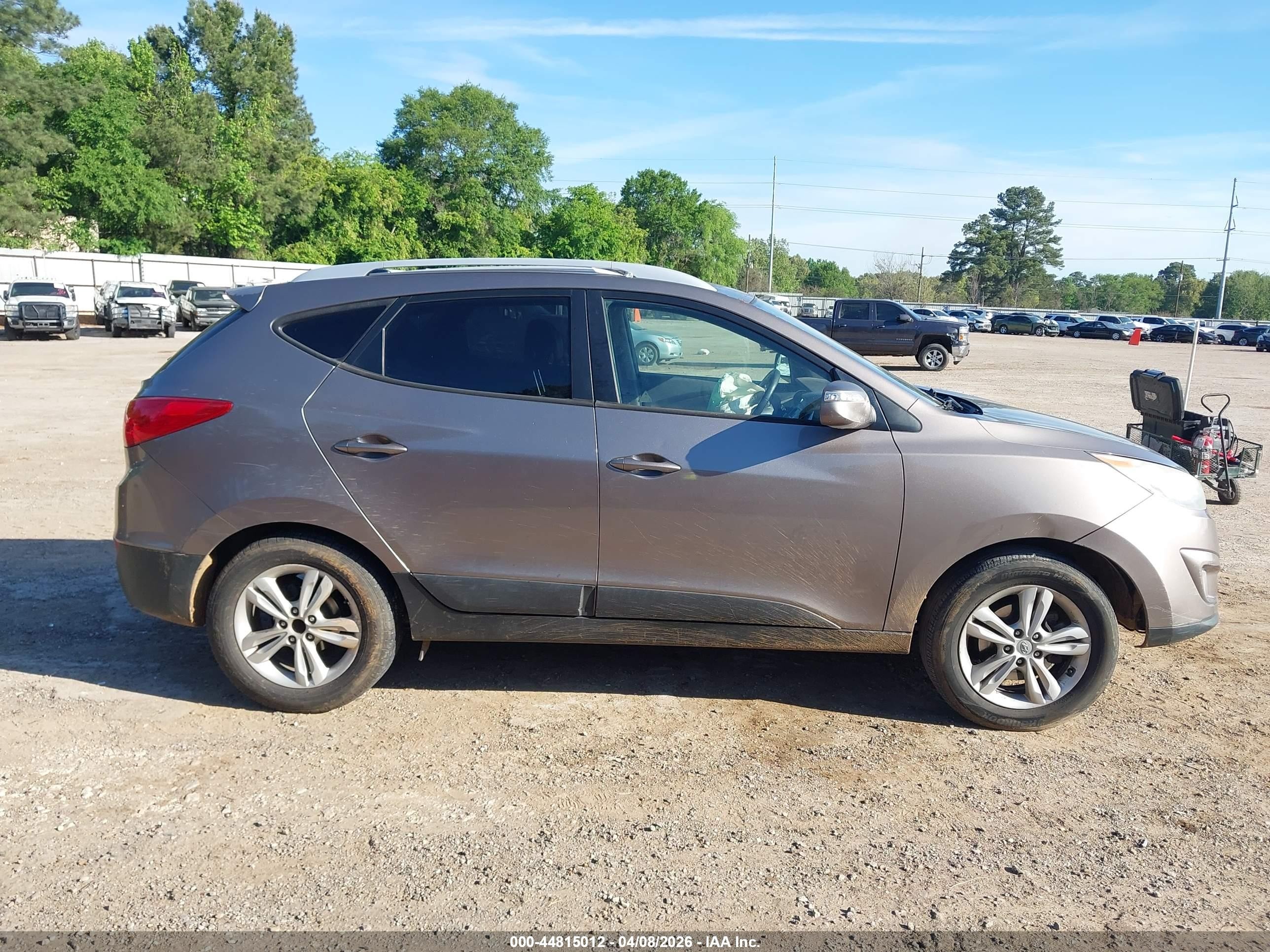 2013 Hyundai Tucson Gls Gray vin: KM8JU3AC1DU579092