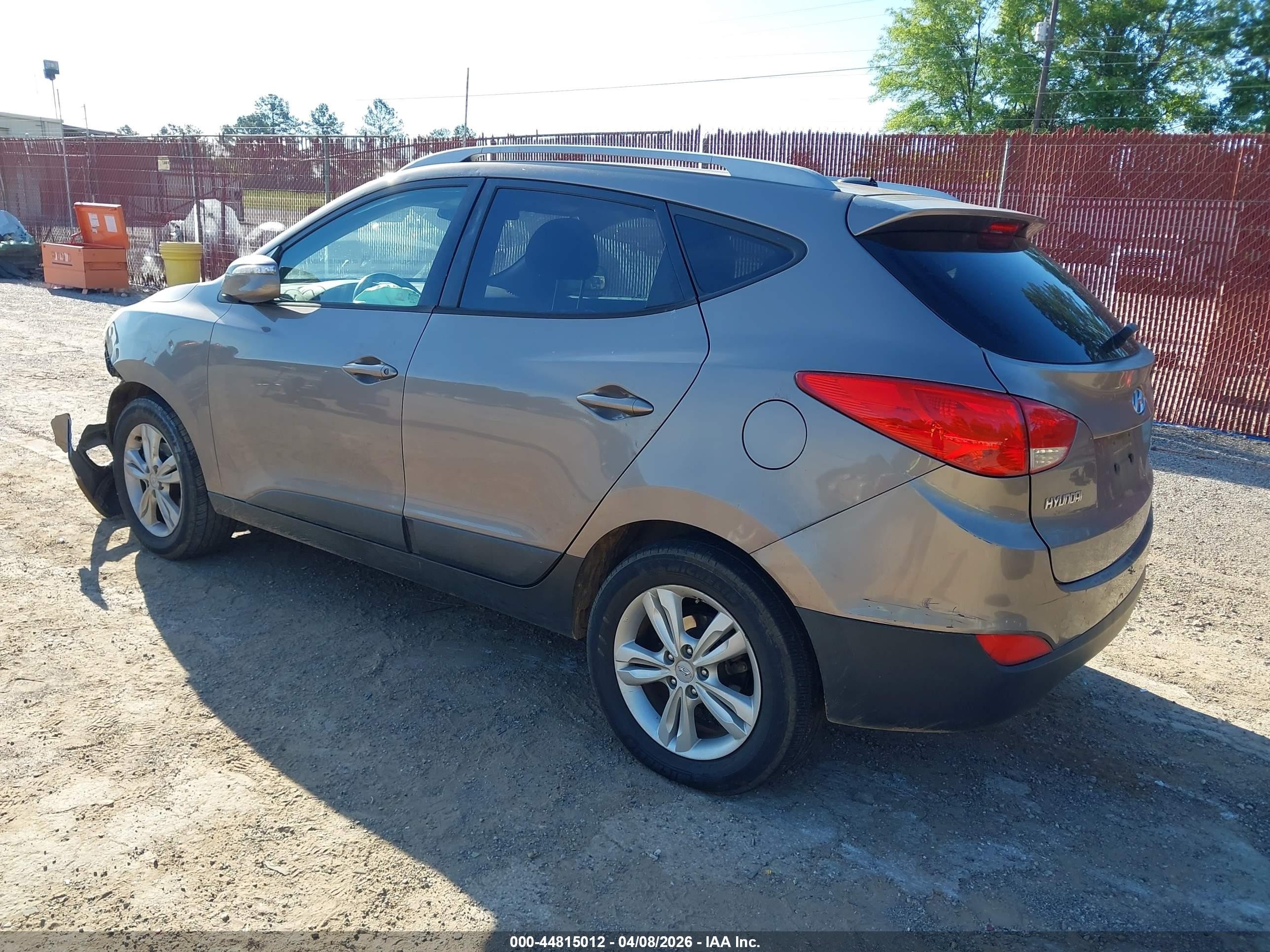 2013 Hyundai Tucson Gls Gray vin: KM8JU3AC1DU579092