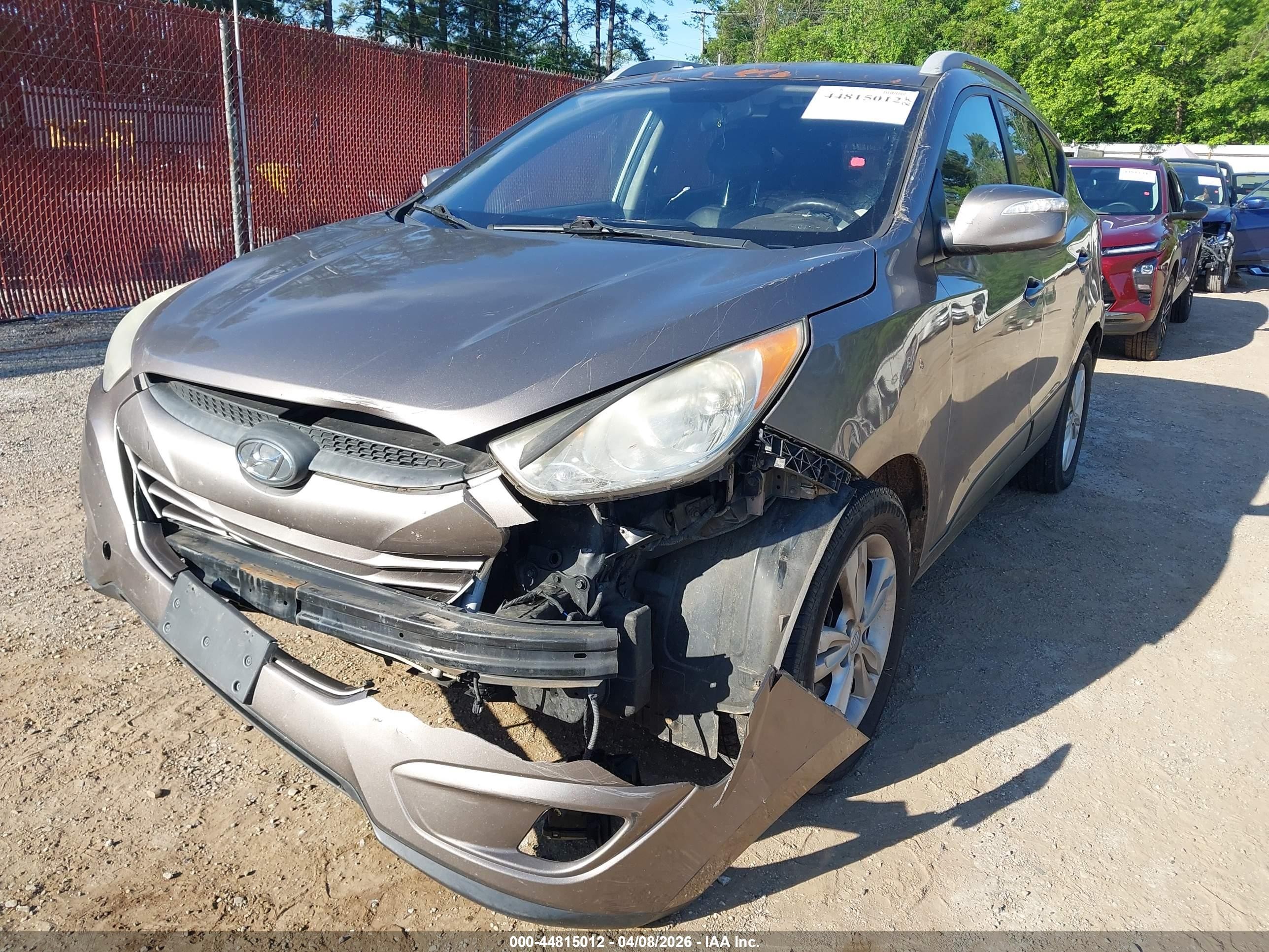 2013 Hyundai Tucson Gls Gray vin: KM8JU3AC1DU579092