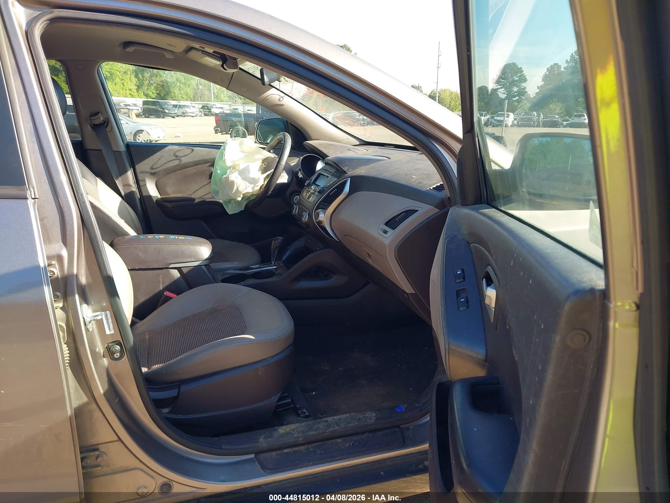 2013 Hyundai Tucson Gls Gray vin: KM8JU3AC1DU579092