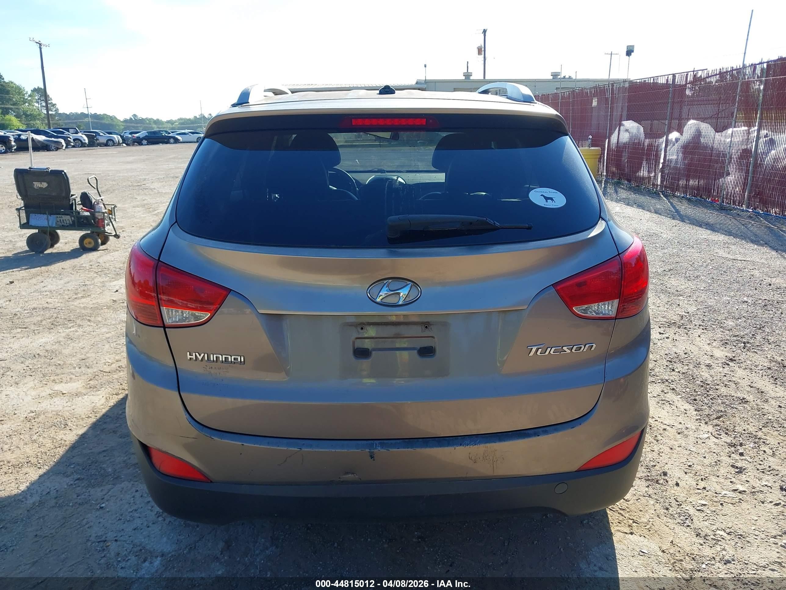 2013 Hyundai Tucson Gls Gray vin: KM8JU3AC1DU579092