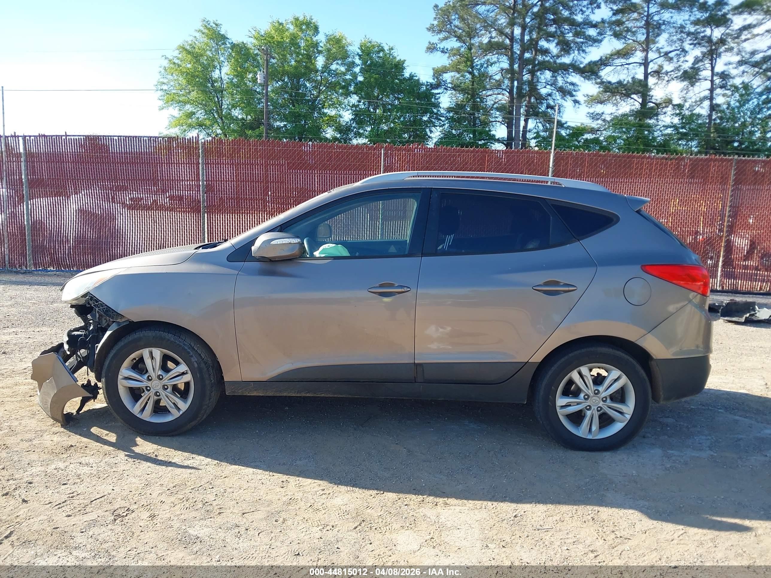 2013 Hyundai Tucson Gls Gray vin: KM8JU3AC1DU579092