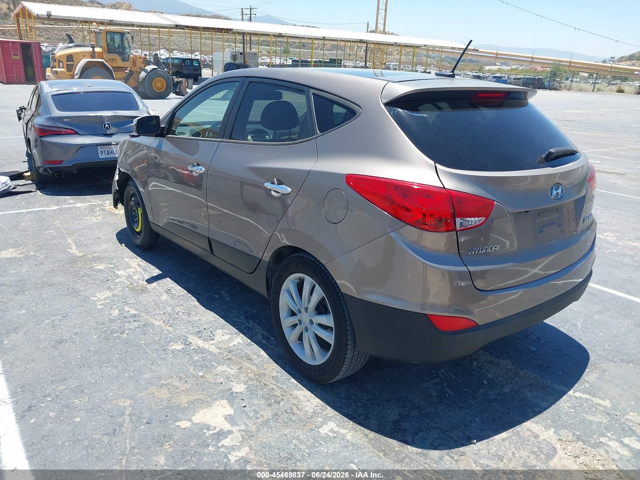 2013 Hyundai Tucson Limited Beige vin: KM8JU3AC1DU616934