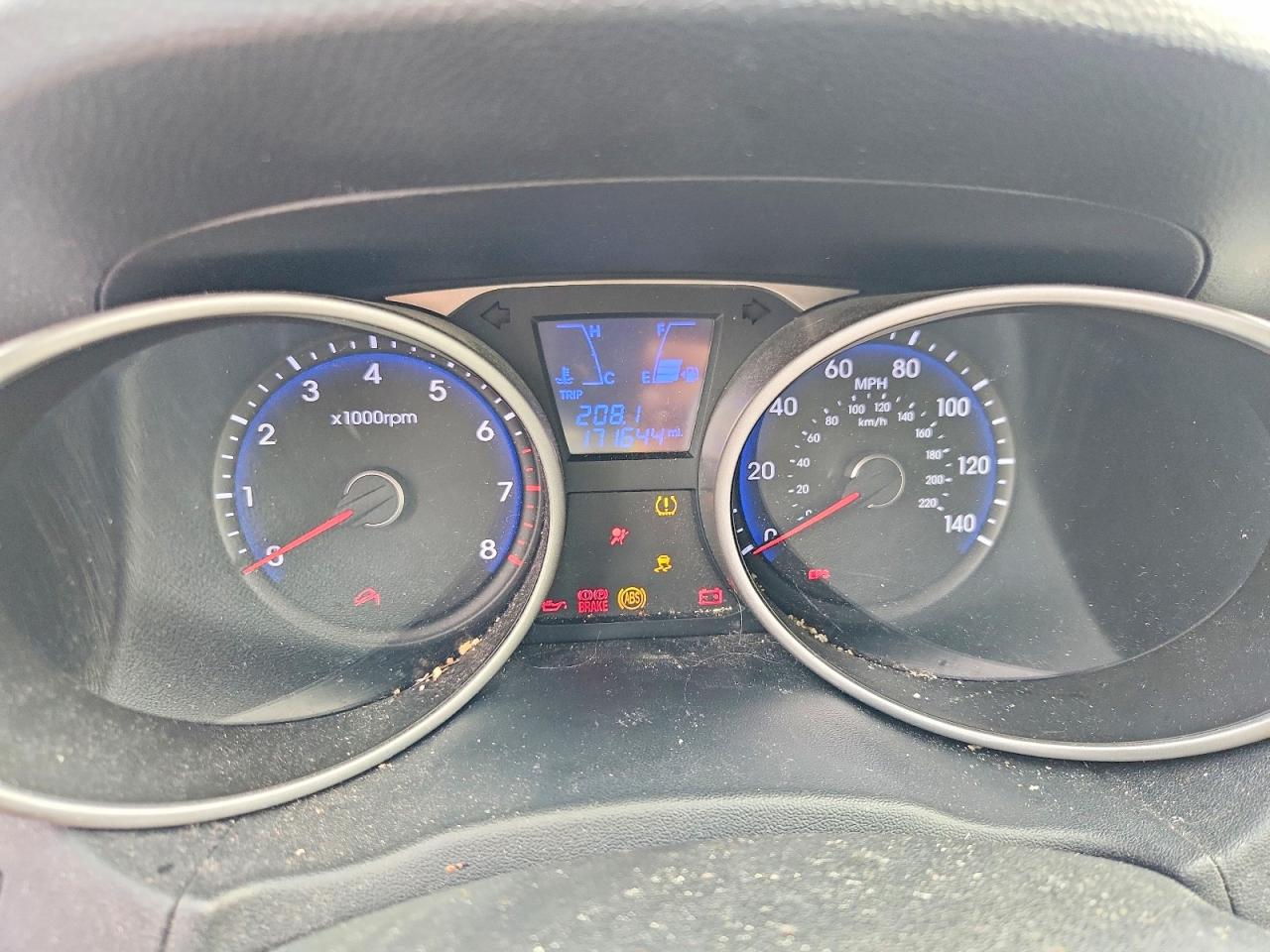 2013 Hyundai Tucson Gls Gray vin: KM8JU3AC1DU639517