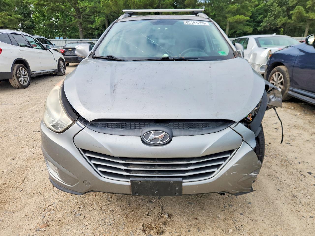 2013 Hyundai Tucson Gls Gray vin: KM8JU3AC1DU639517