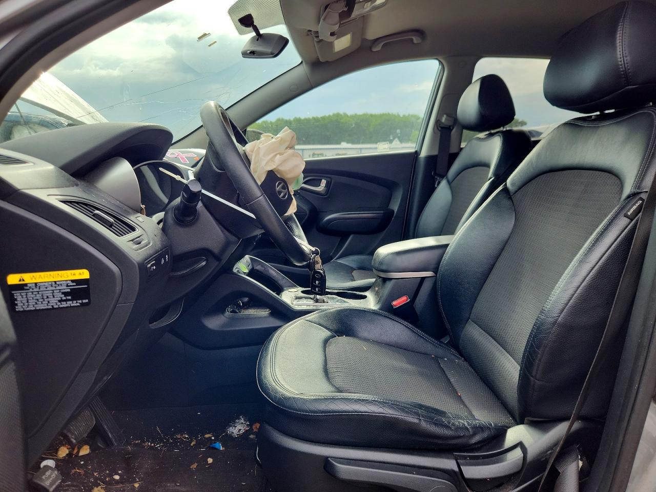2013 Hyundai Tucson Gls Gray vin: KM8JU3AC1DU639517