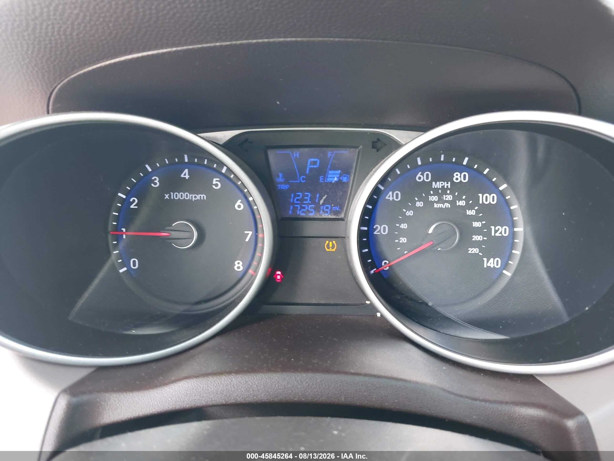 2013 Hyundai Tucson Limited Черный vin: KM8JU3AC1DU693187