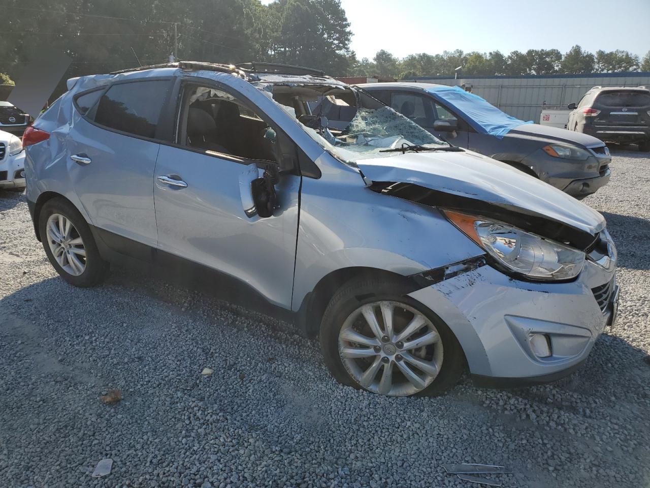 2013 Hyundai Tucson Limited Blue vin: KM8JU3AC1DU695019