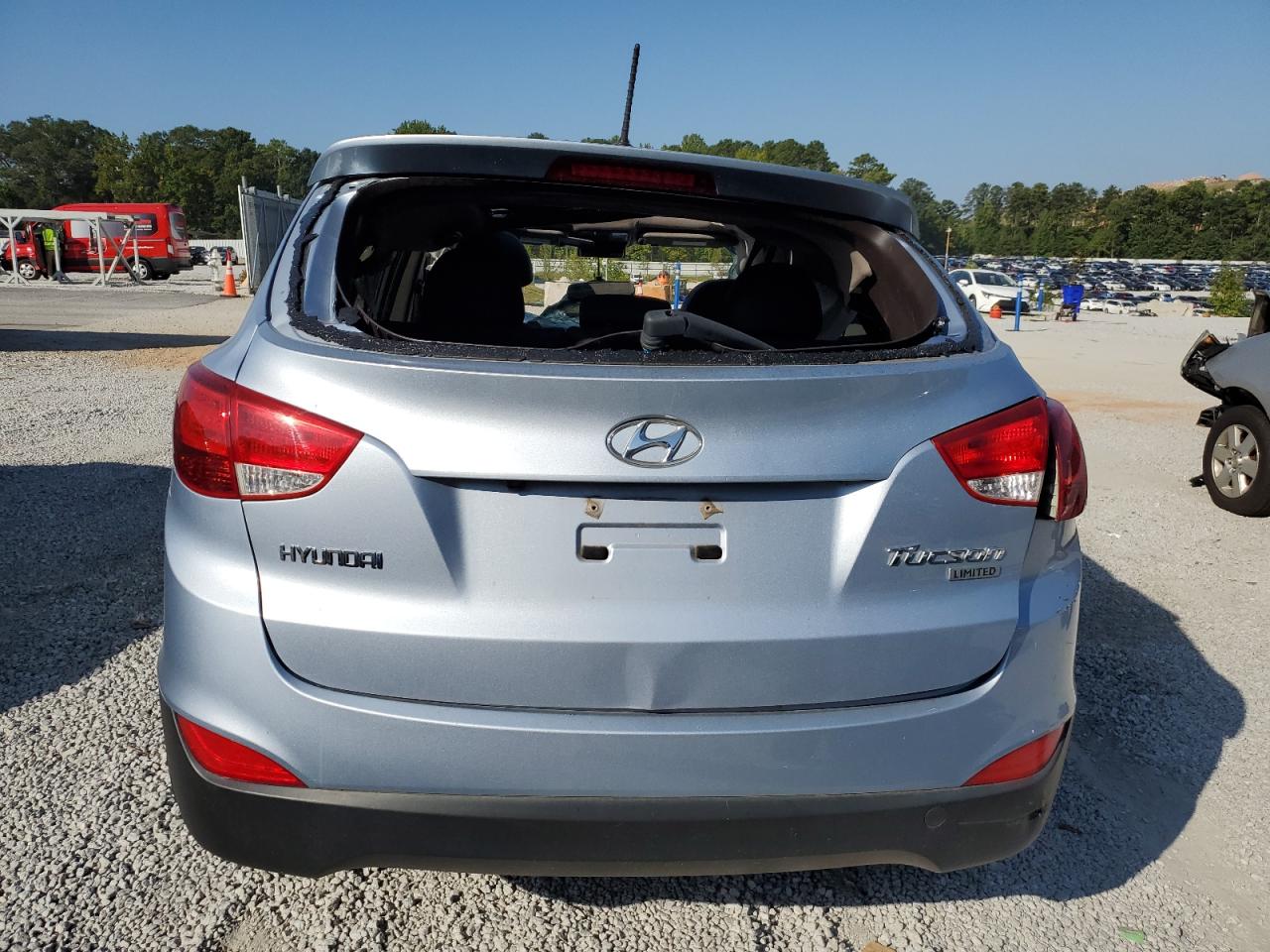 2013 Hyundai Tucson Limited Blue vin: KM8JU3AC1DU695019