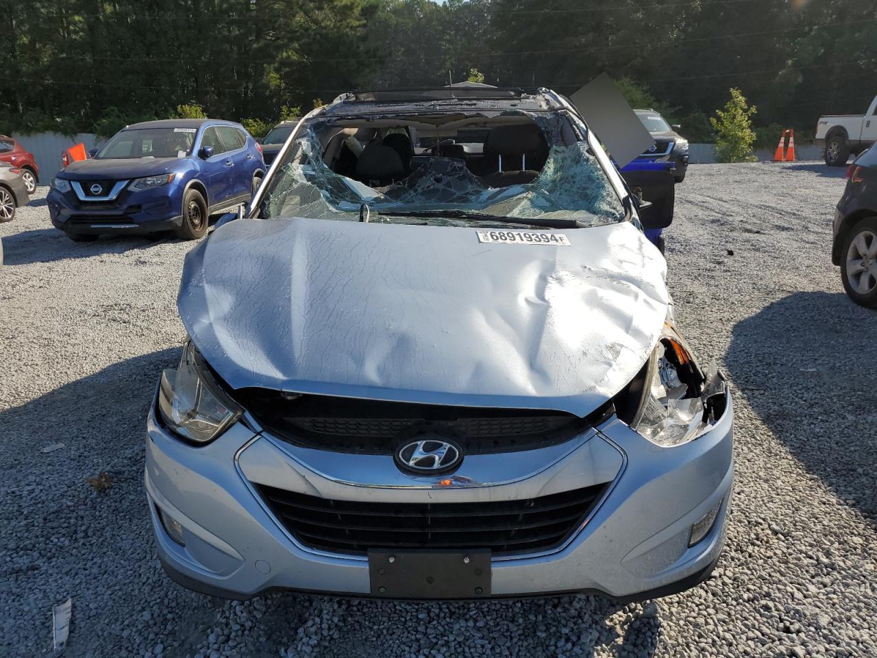 2013 Hyundai Tucson Limited Blue vin: KM8JU3AC1DU695019