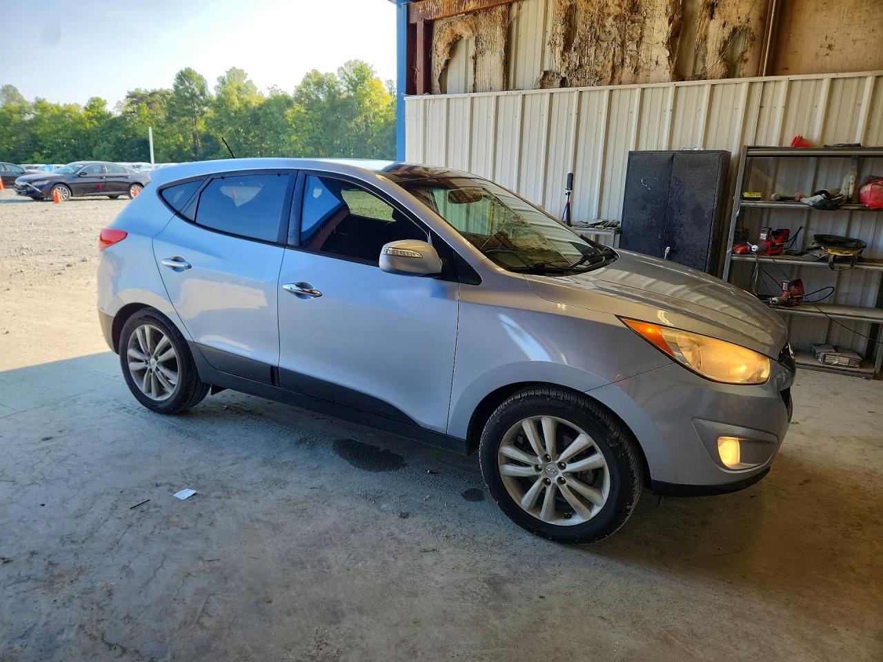 2013 Hyundai Tucson Limited Silver vin: KM8JU3AC1DU695103