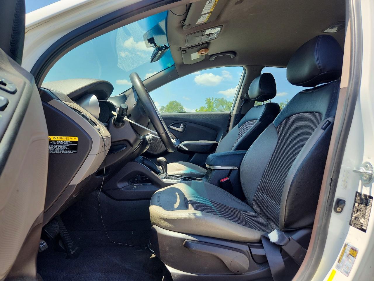 2013 Hyundai Tucson Gls White vin: KM8JU3AC1DU707153