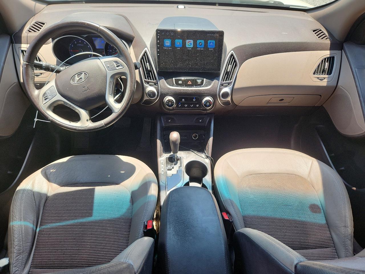 2013 Hyundai Tucson Gls White vin: KM8JU3AC1DU707153
