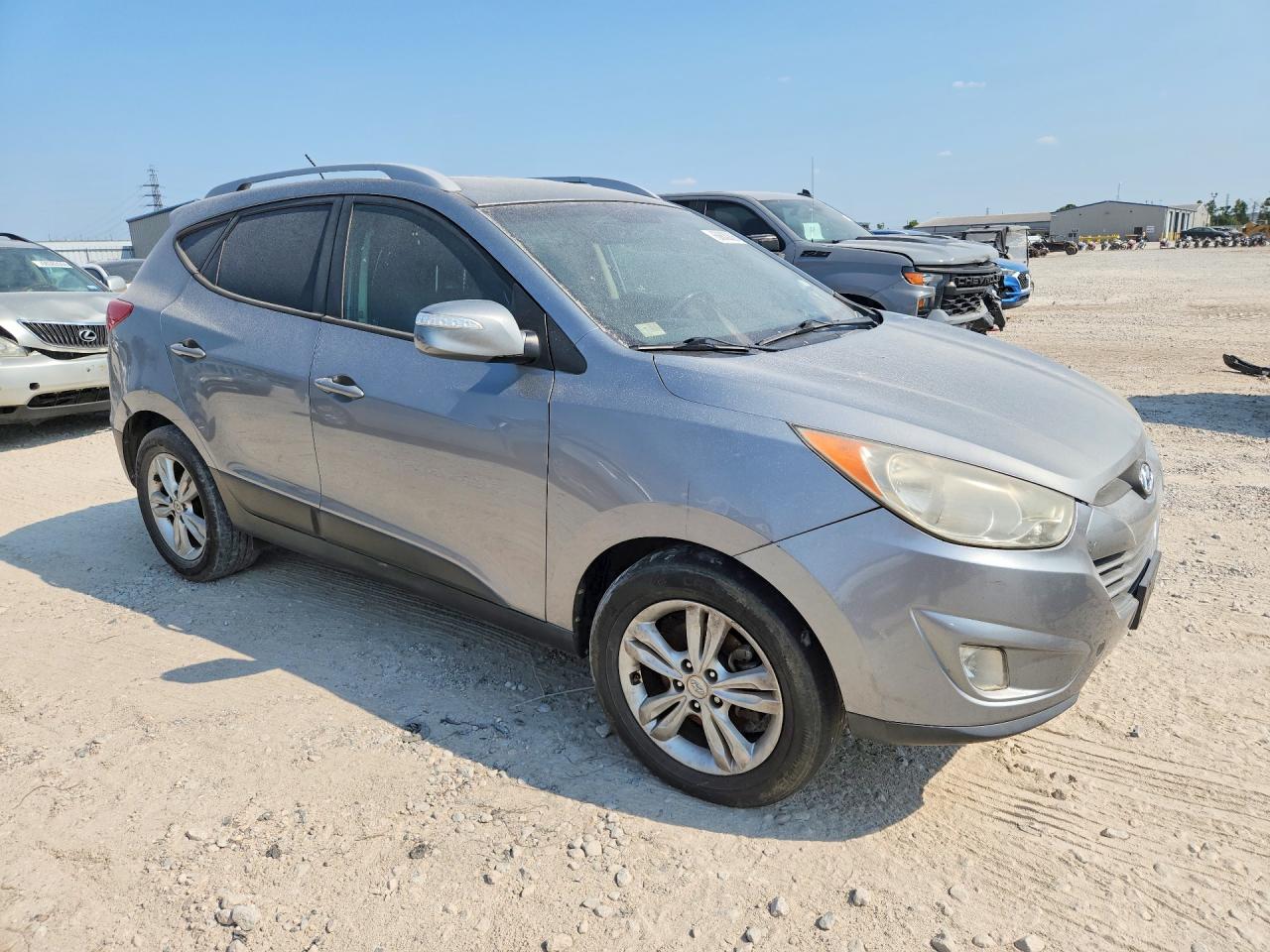 2013 Hyundai Tucson Gls Silver vin: KM8JU3AC1DU737818