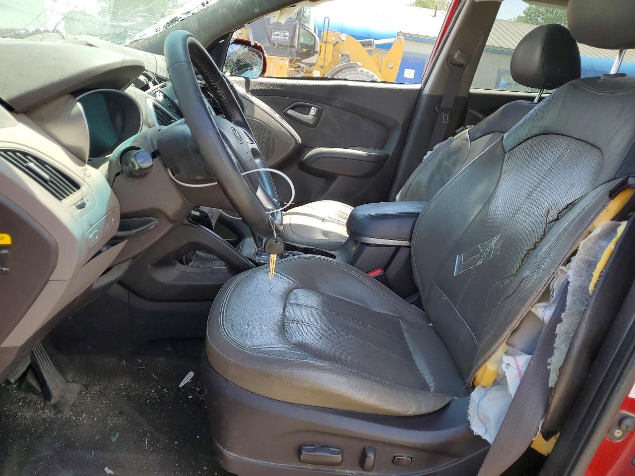 2010 Hyundai Tucson Limited Бордовый vin: KM8JU3AC2AU101064