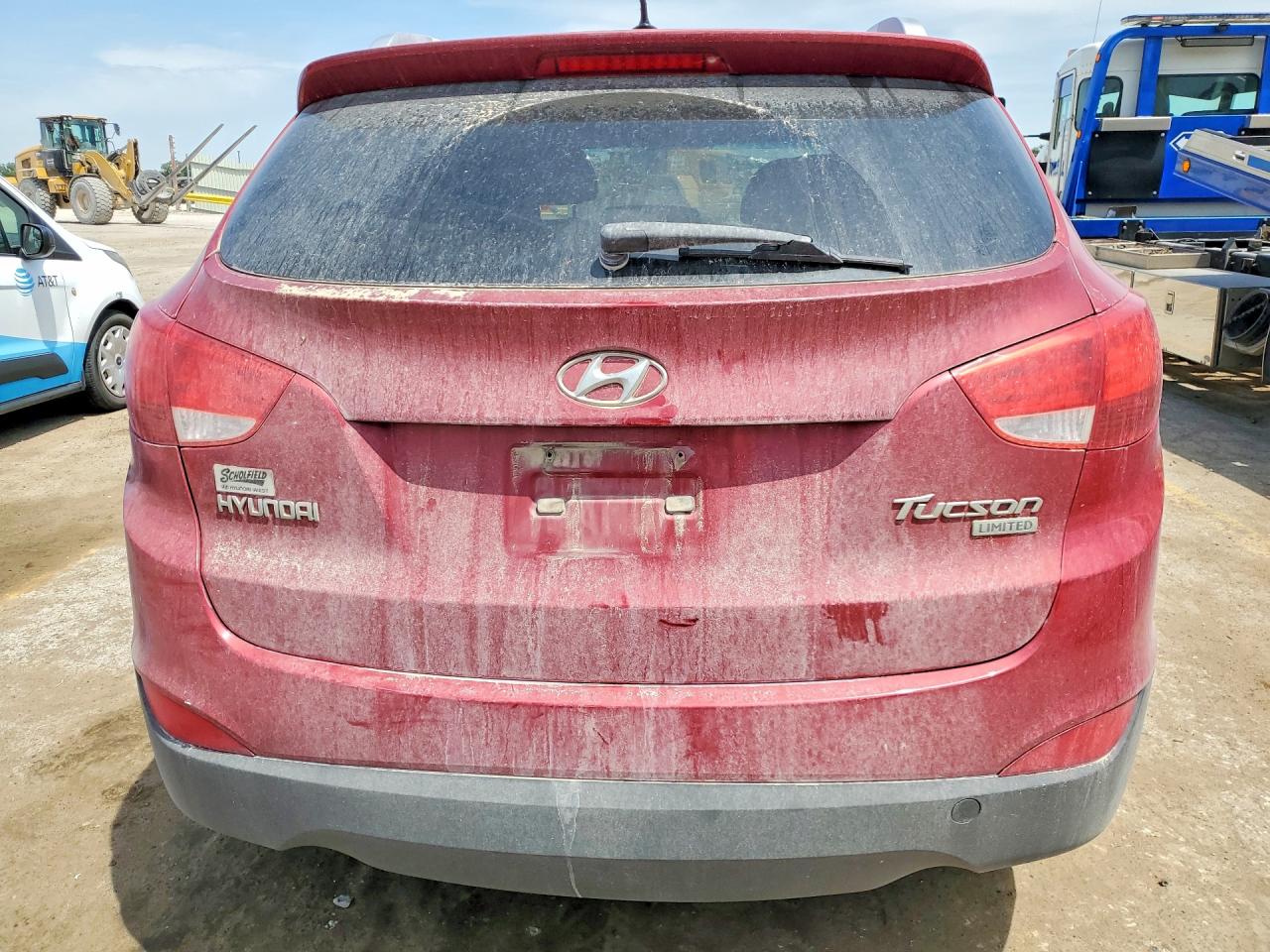 2010 Hyundai Tucson Limited Бордовый vin: KM8JU3AC2AU101064
