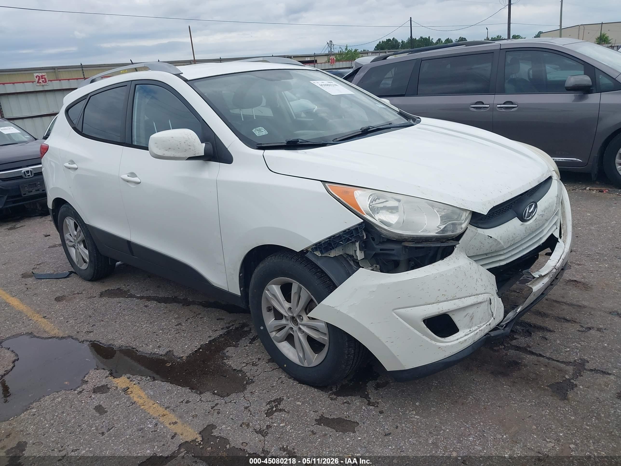 2011 Hyundai Tucson Gls White vin: KM8JU3AC2BU126399