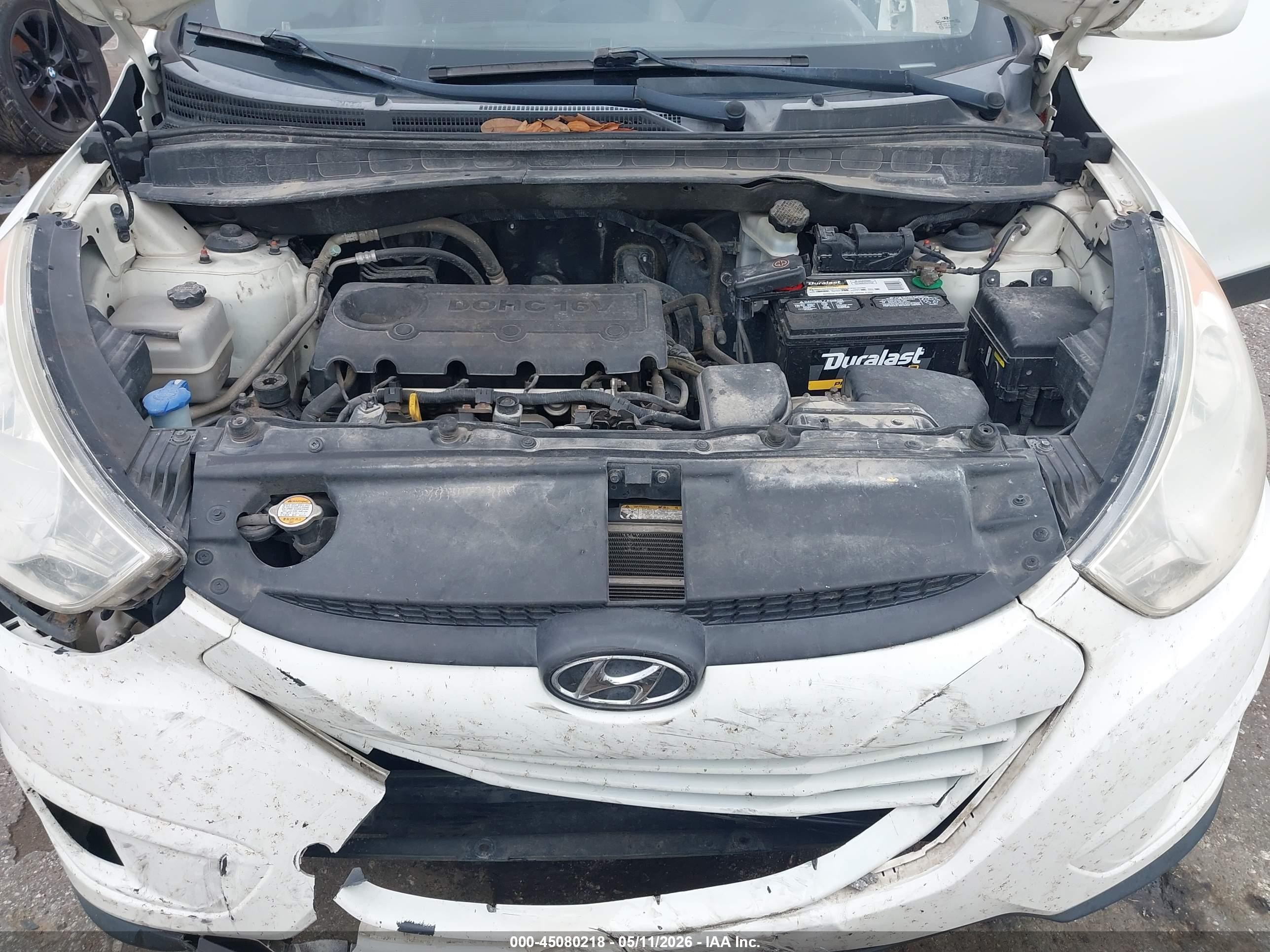 2011 Hyundai Tucson Gls White vin: KM8JU3AC2BU126399