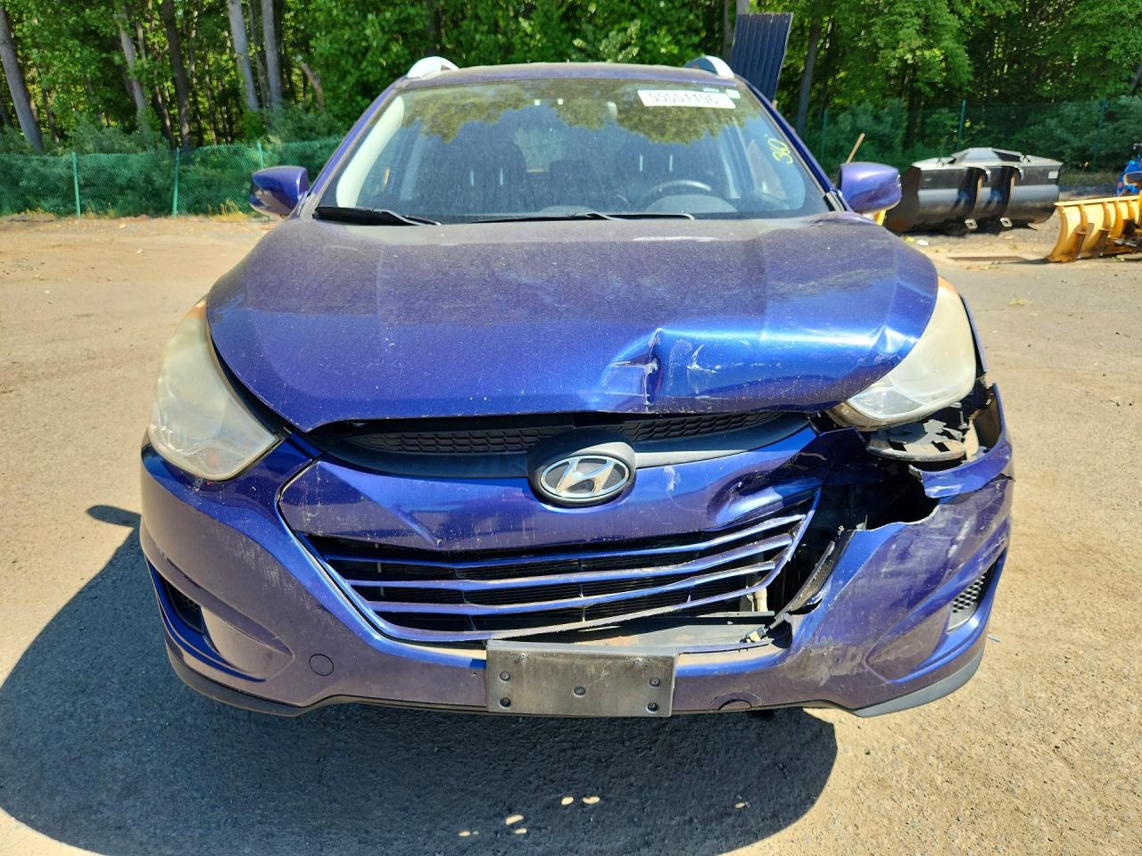 2011 Hyundai Tucson Gls Синий vin: KM8JU3AC2BU134714