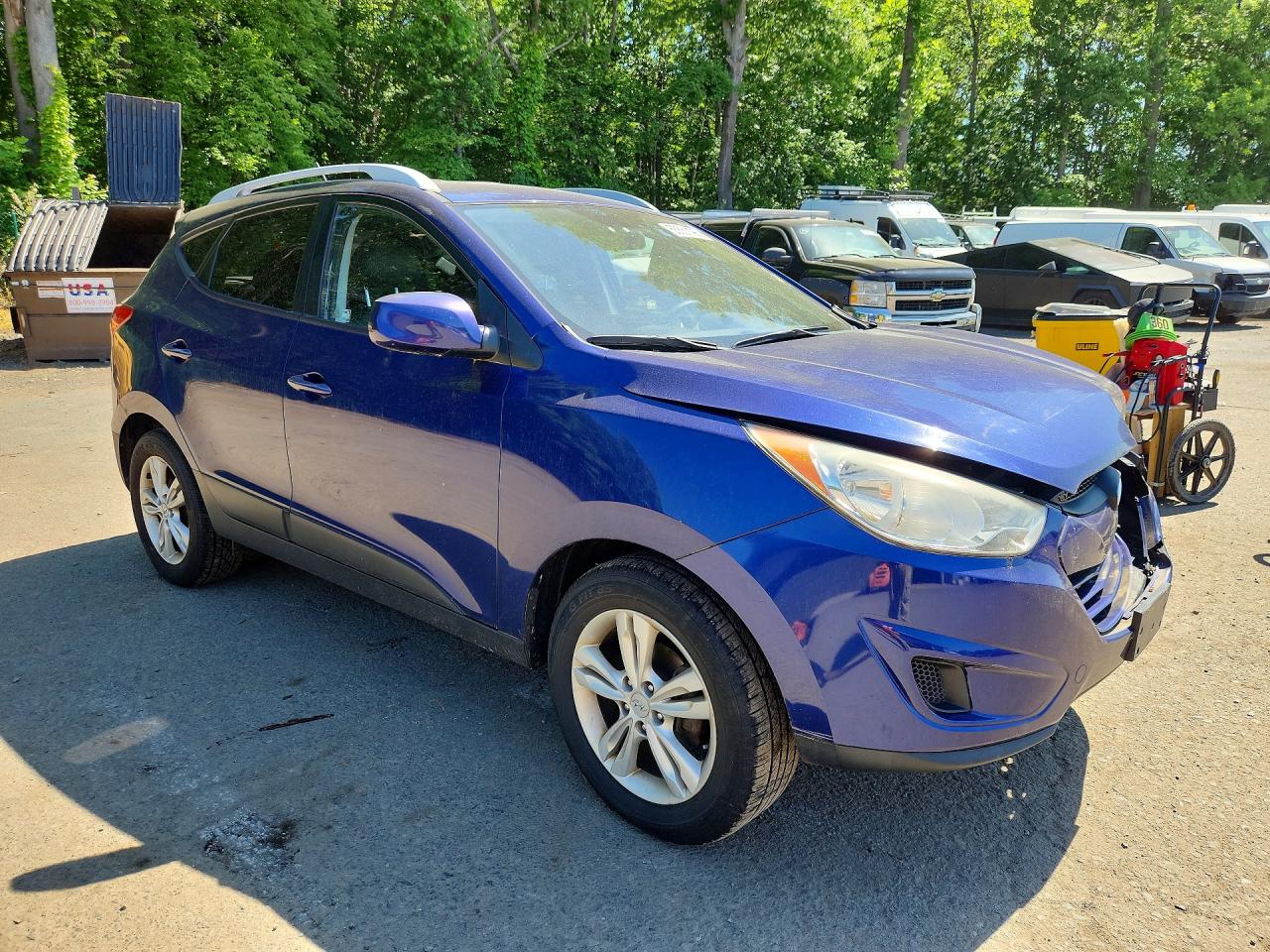 2011 Hyundai Tucson Gls Синий vin: KM8JU3AC2BU134714