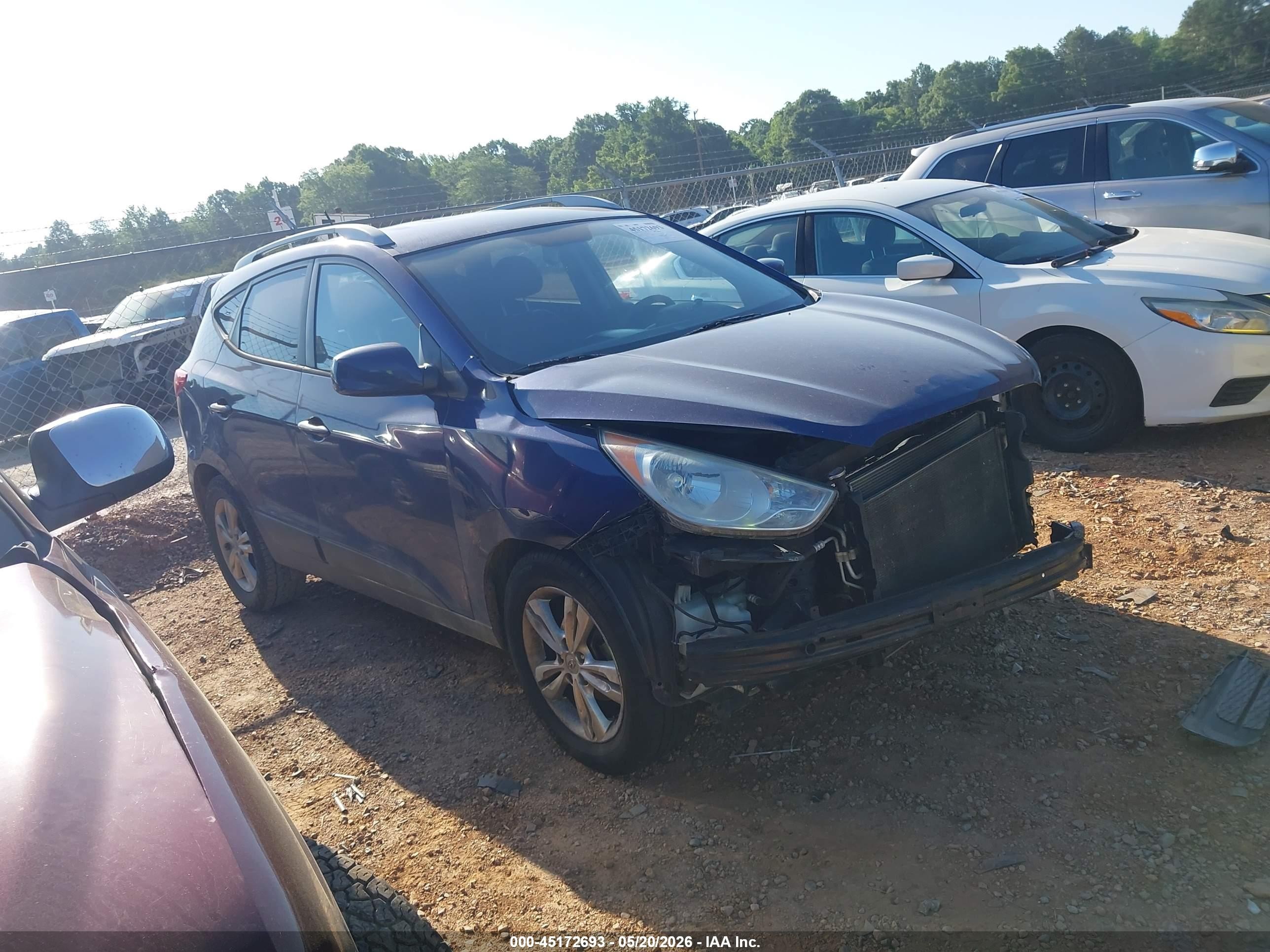 2011 Hyundai Tucson Gls Blue vin: KM8JU3AC2BU155286
