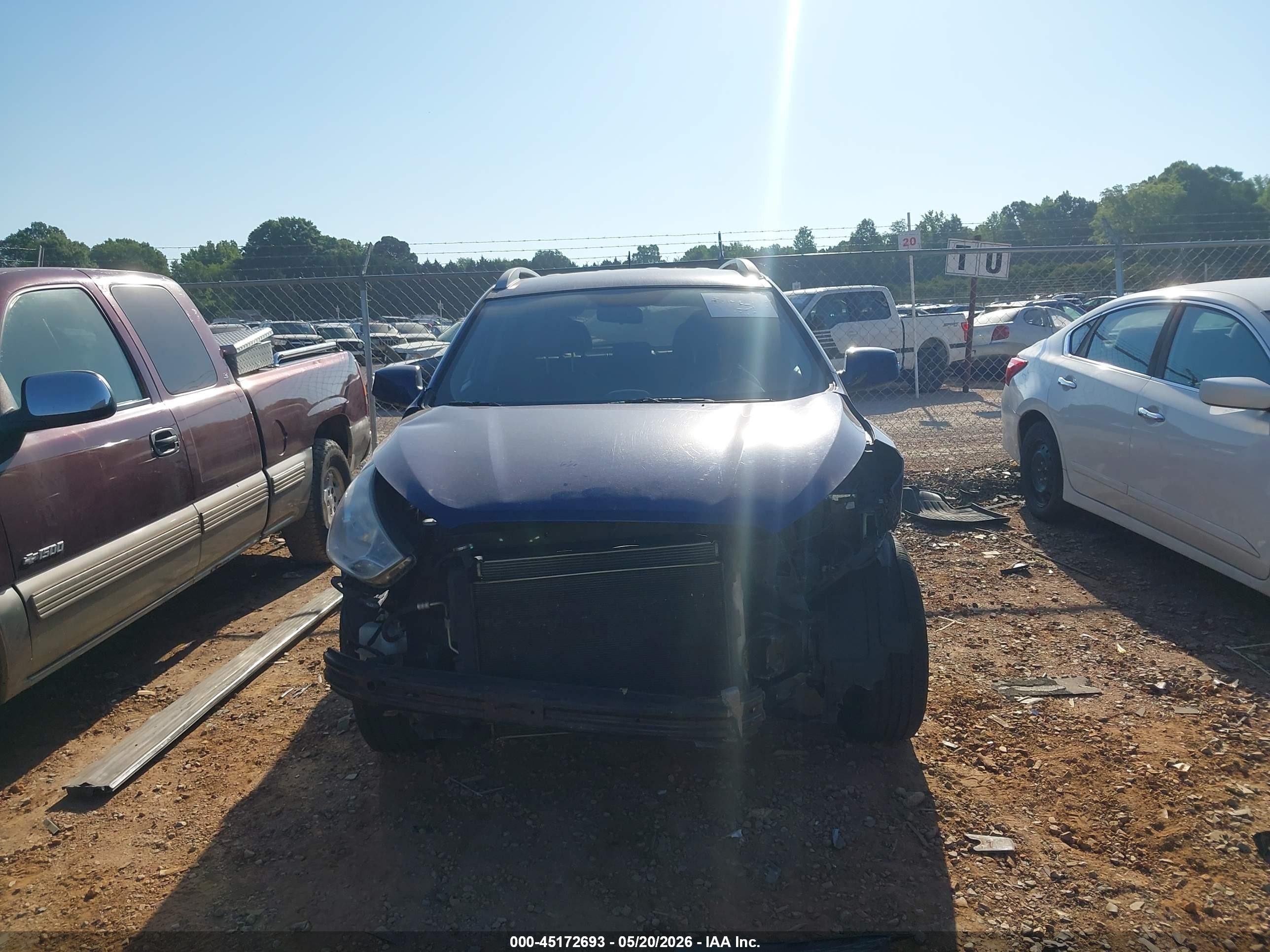 2011 Hyundai Tucson Gls Blue vin: KM8JU3AC2BU155286