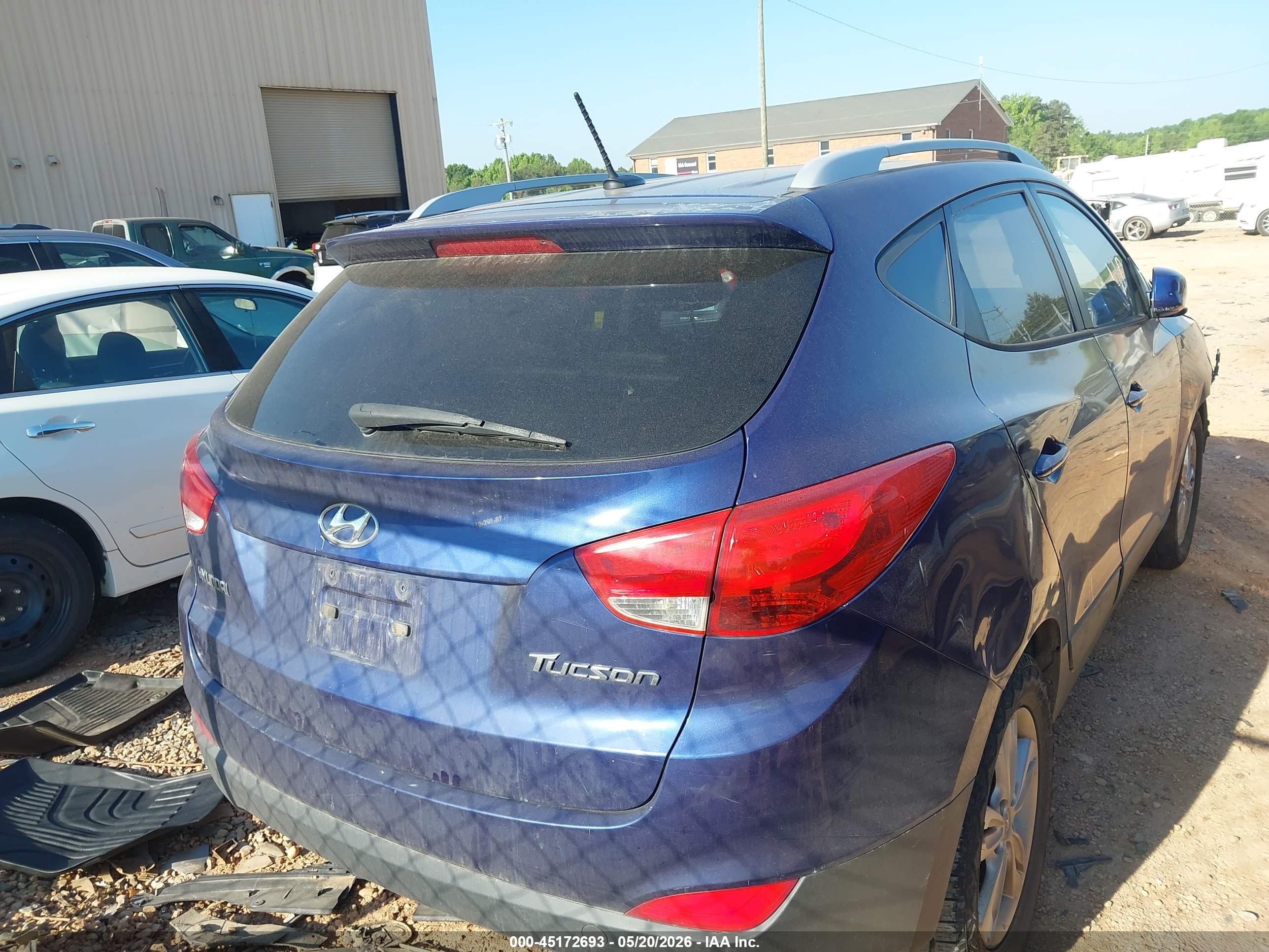 2011 Hyundai Tucson Gls Blue vin: KM8JU3AC2BU155286